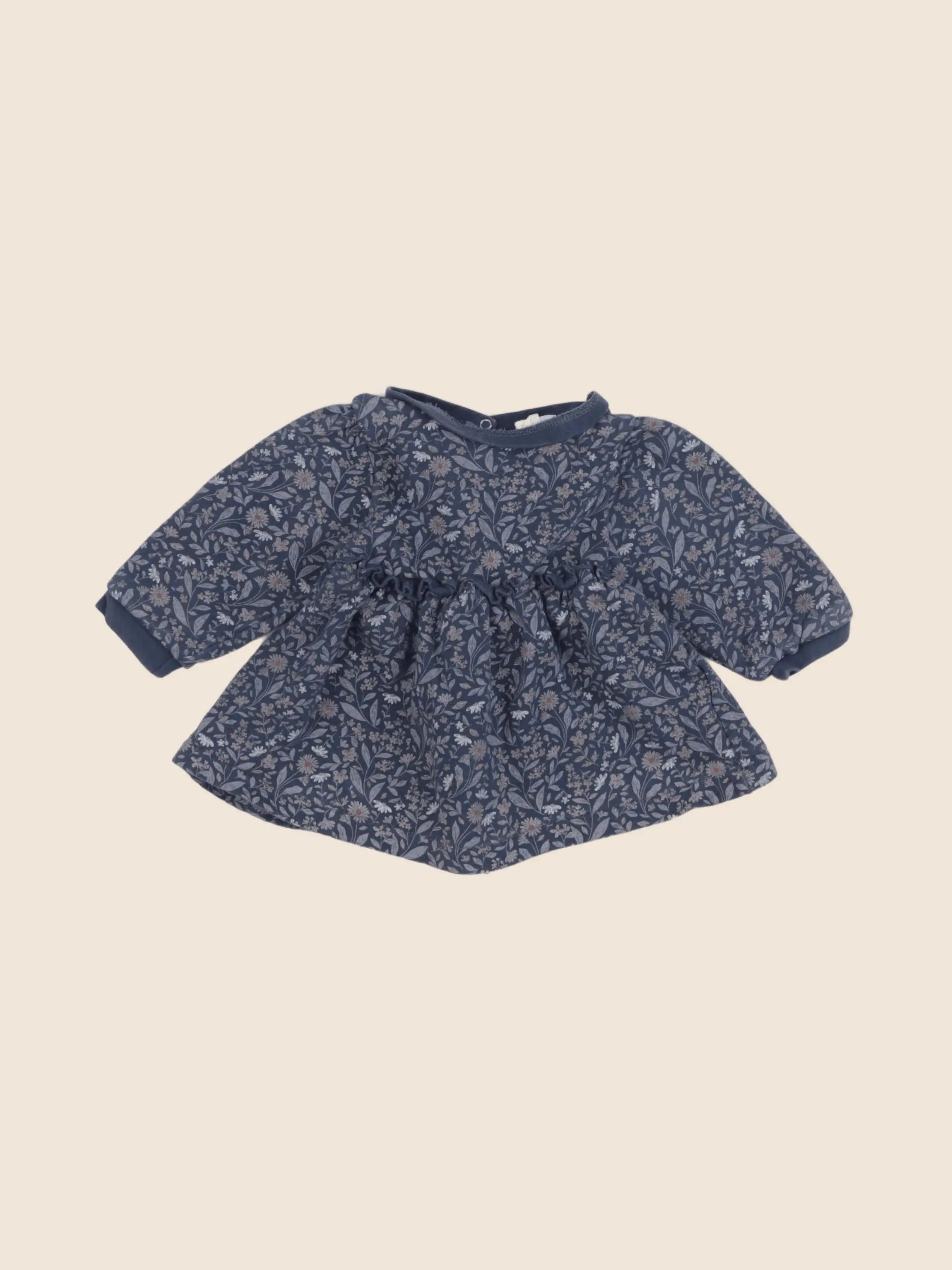 Vertbaudet - robe bleu - 6 mois