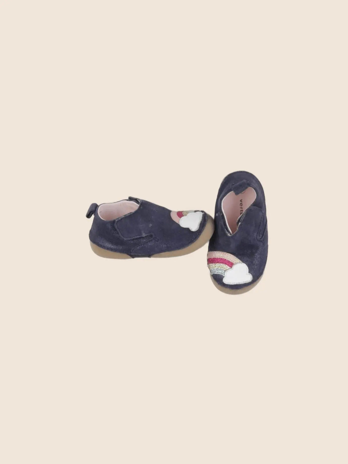 Vertbaudet - chaussons bleu - pointure 19