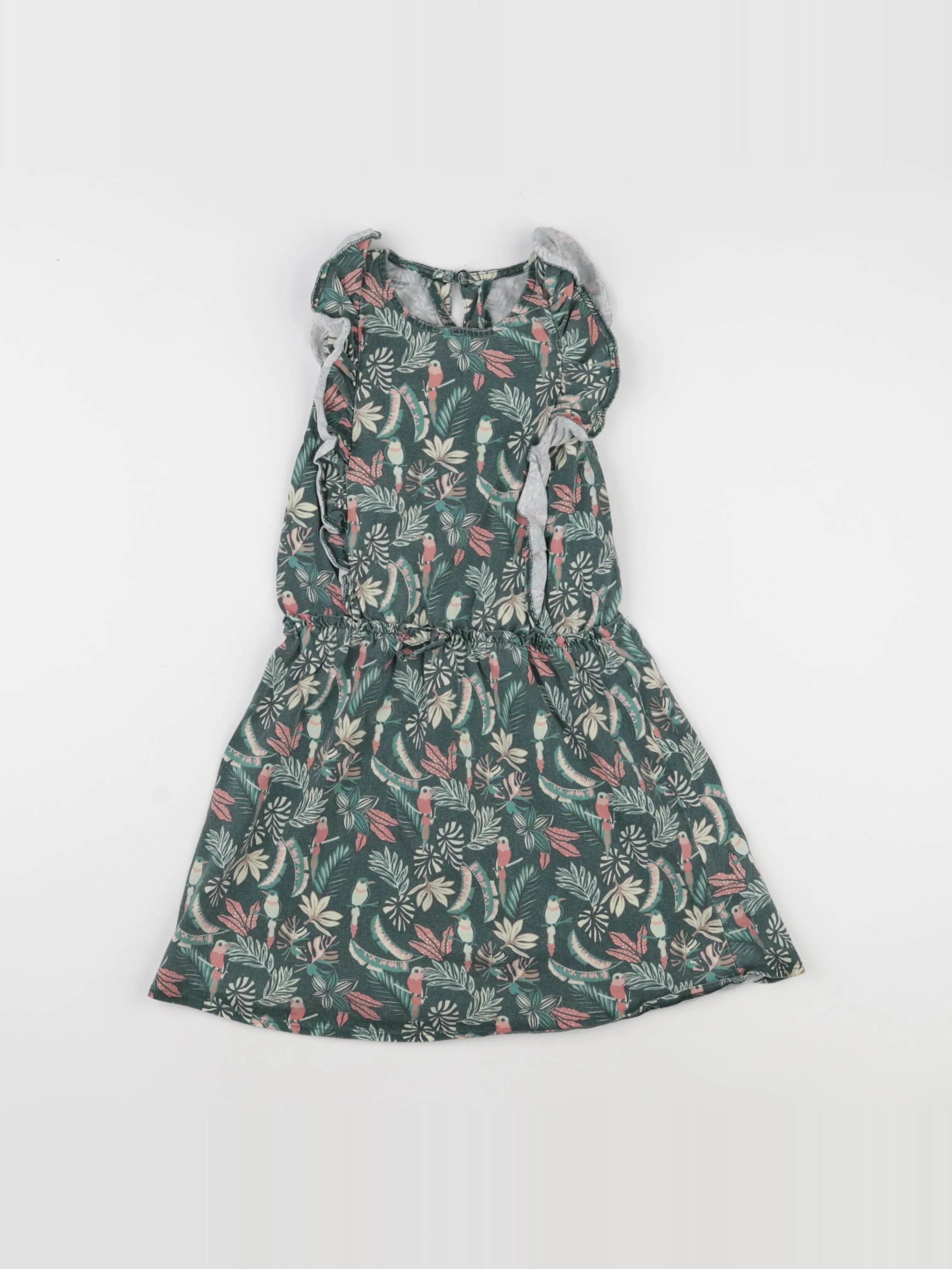 Vertbaudet - robe multicolore - 8 ans