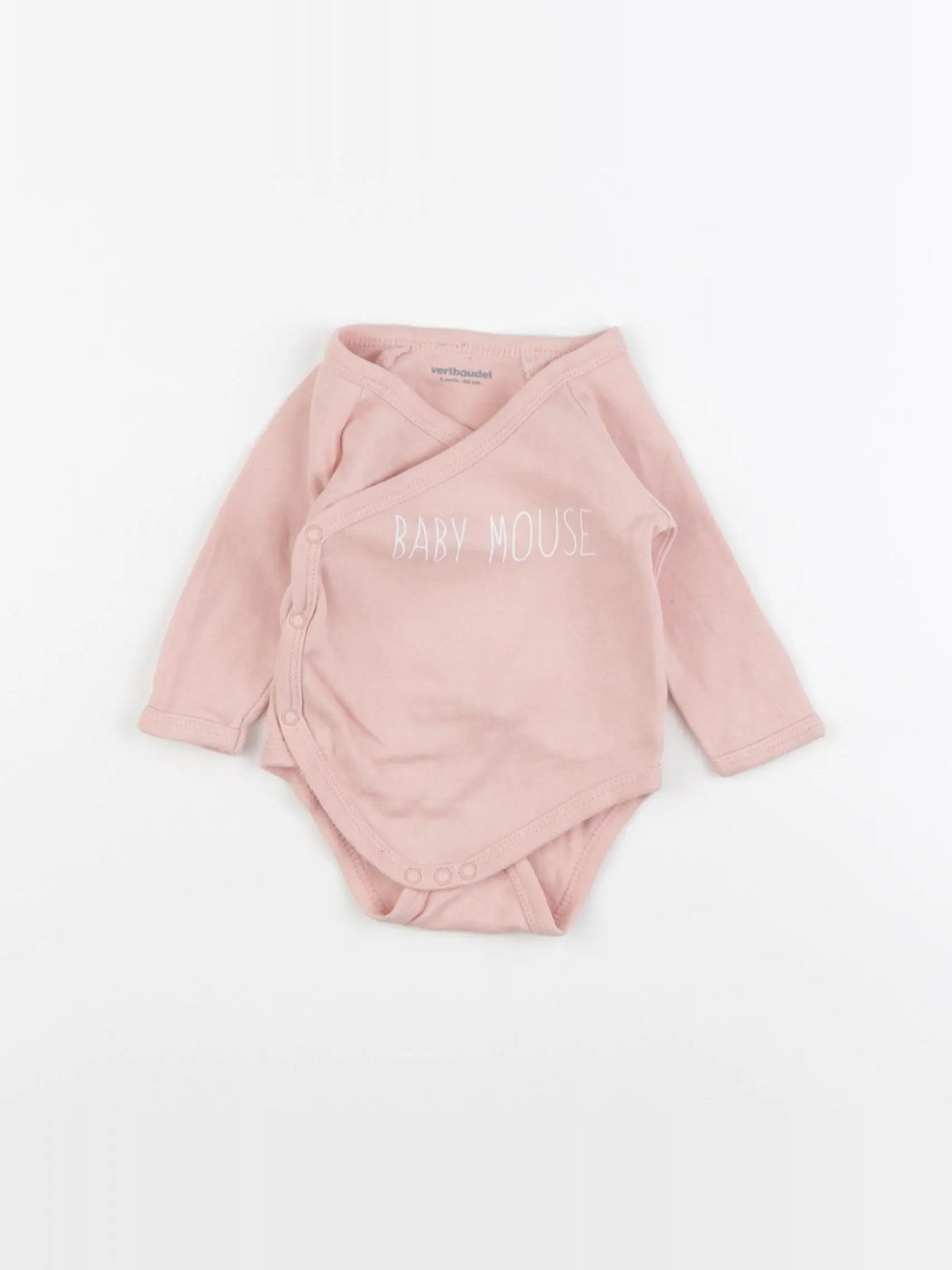 Vertbaudet - body rose - 3 mois