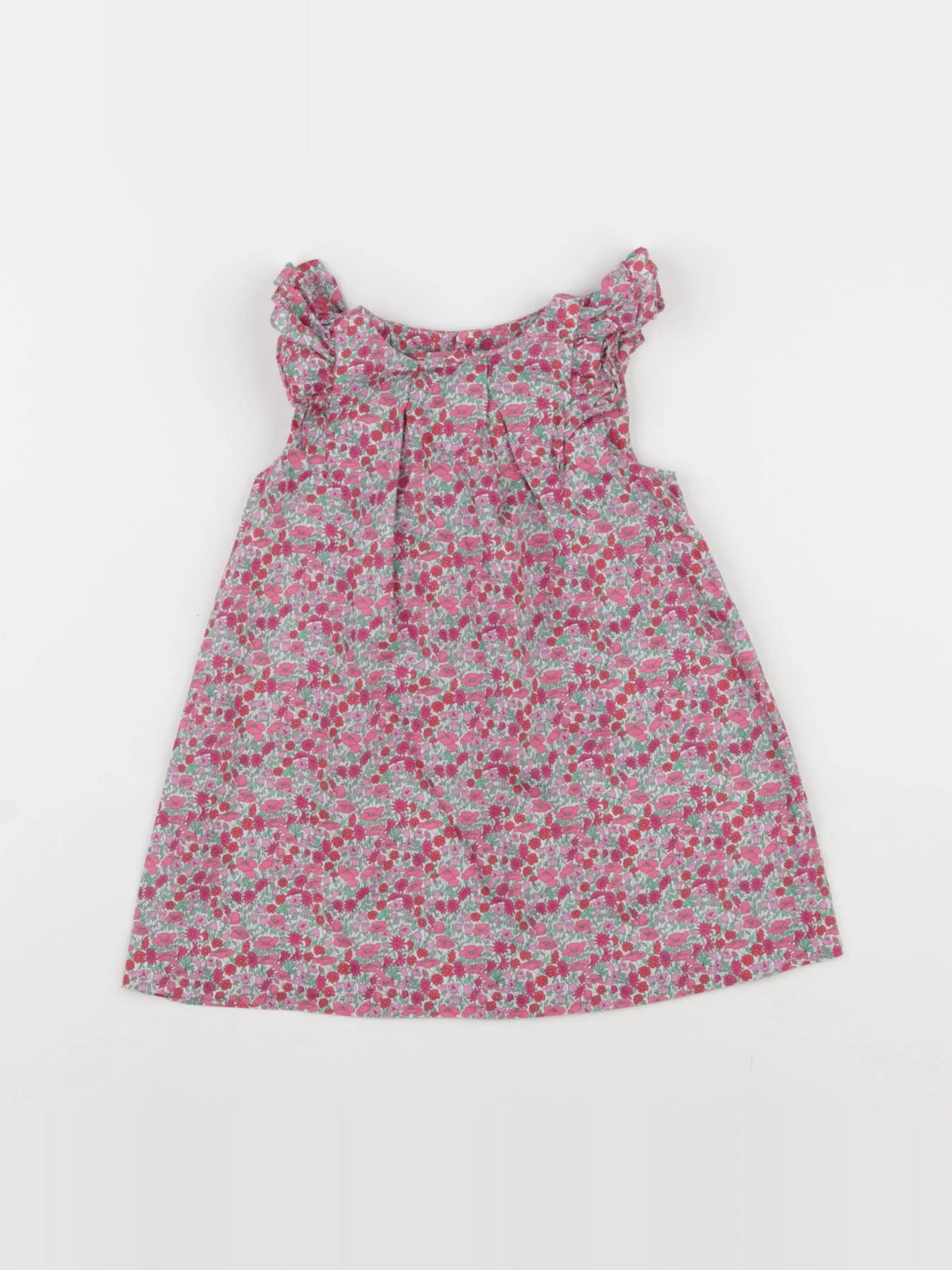 Jacadi - robe liberty multicolore - 12 mois