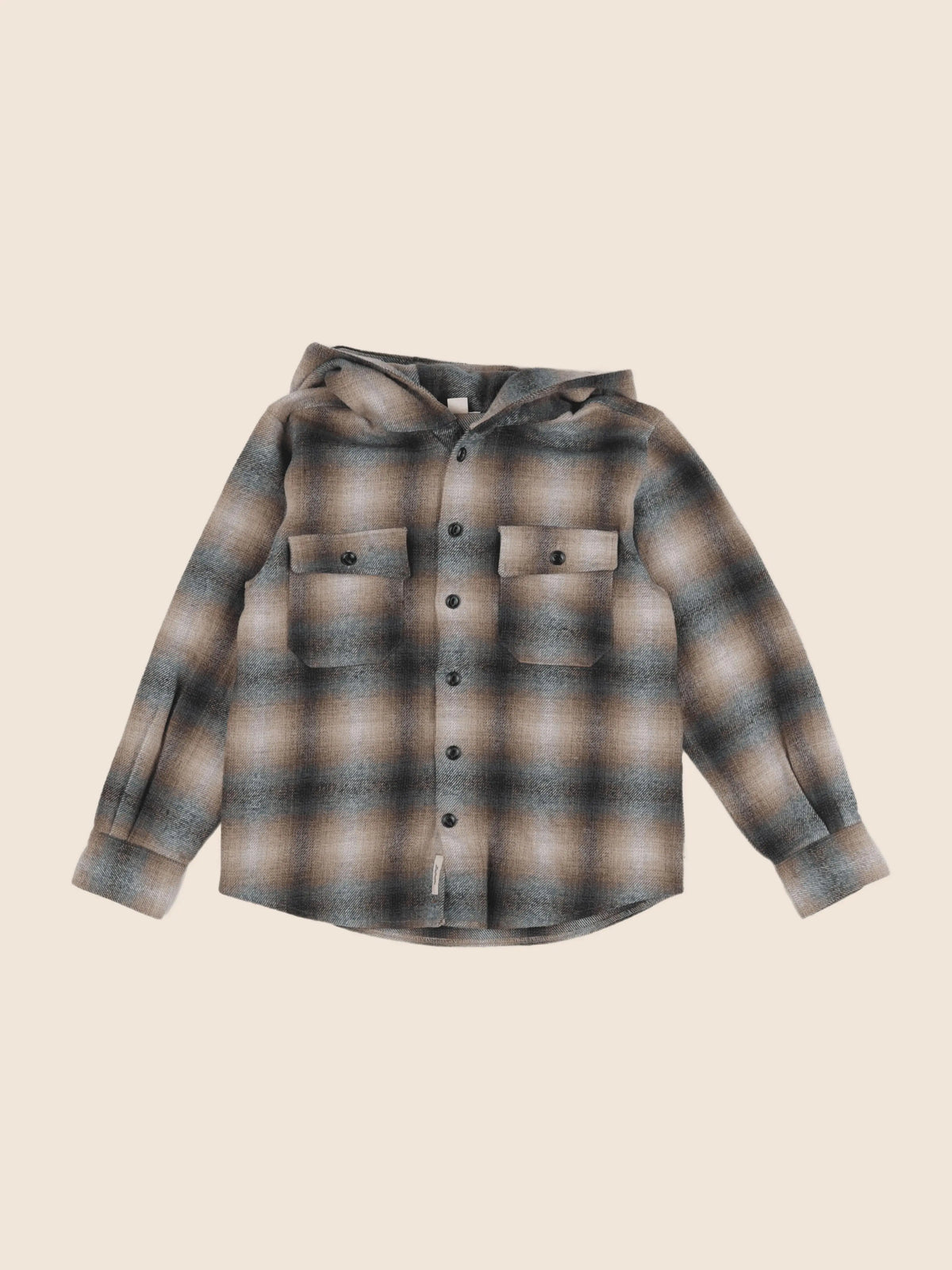 Bellerose - chemise marron, bleu - 10 ans