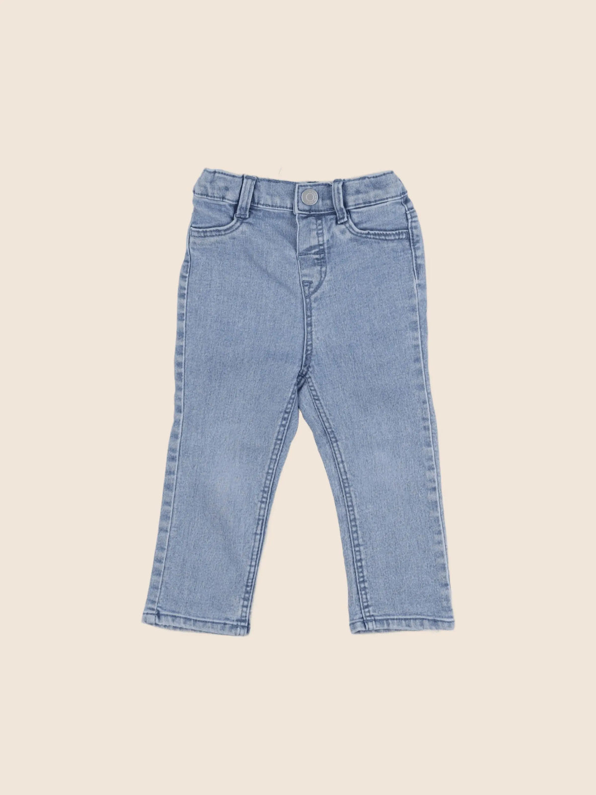 H&M - jean bleu - 12/18 mois