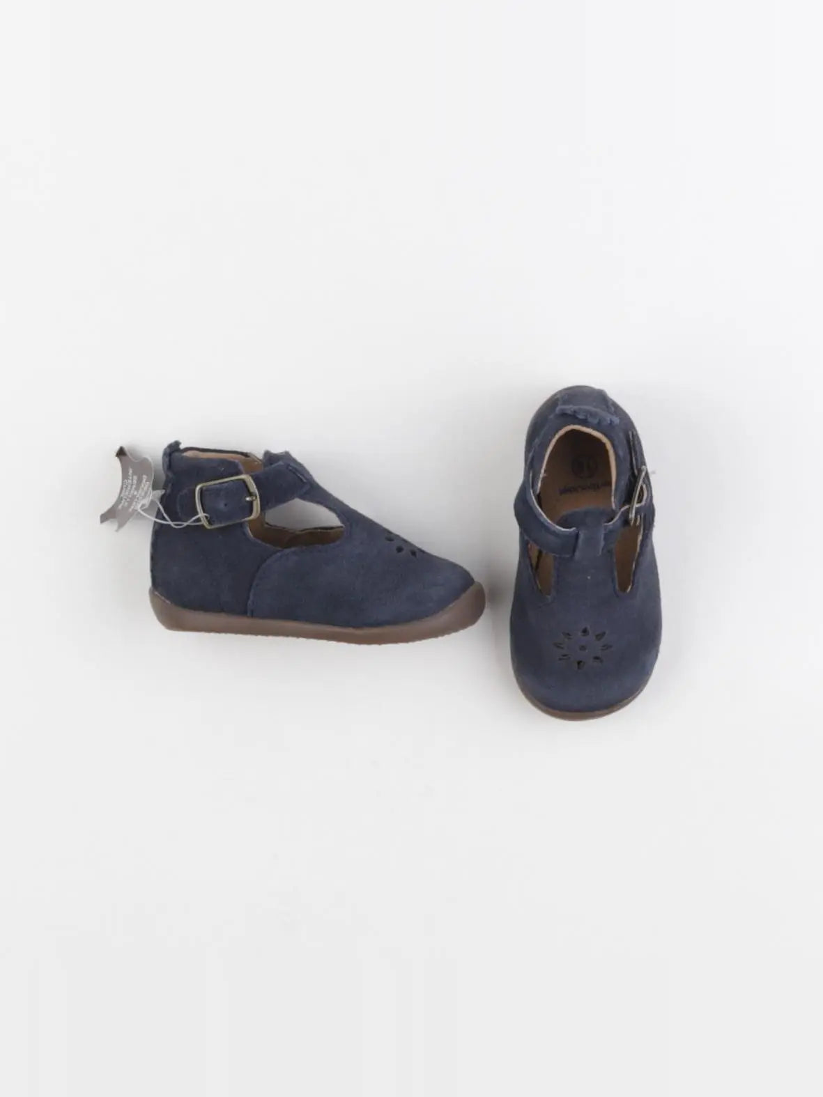 Vertbaudet - derbies bleu - pointure 18