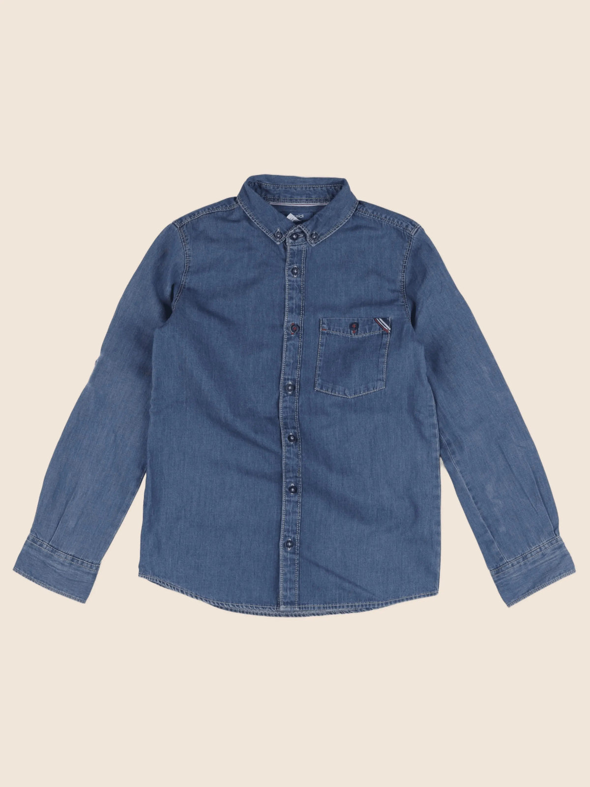 Okaidi - chemise bleu - 10 ans