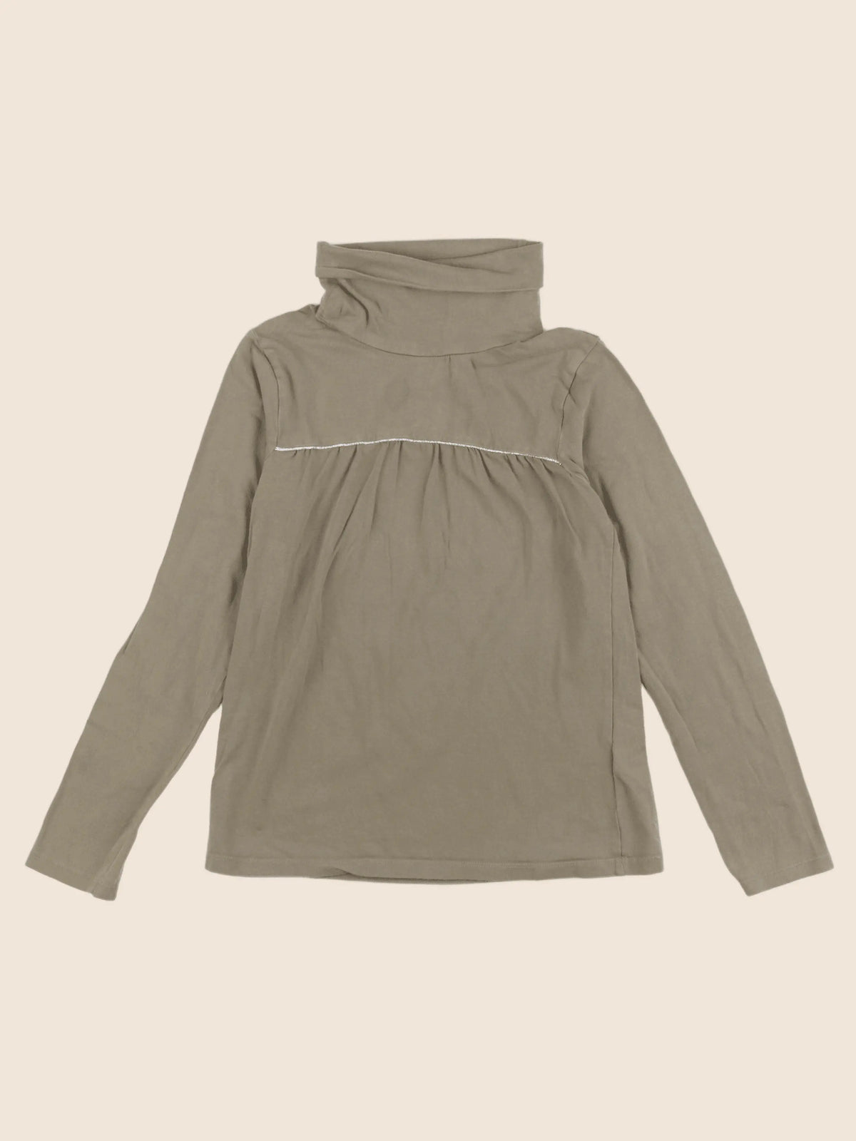 Vertbaudet - sous-pull vert - 10 ans