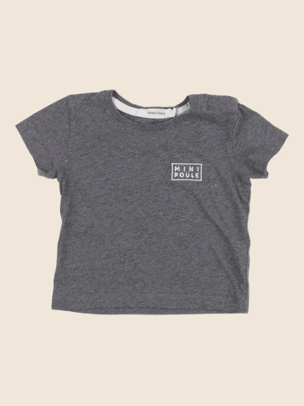 Emoi emoi - tee-shirt gris - 12 mois