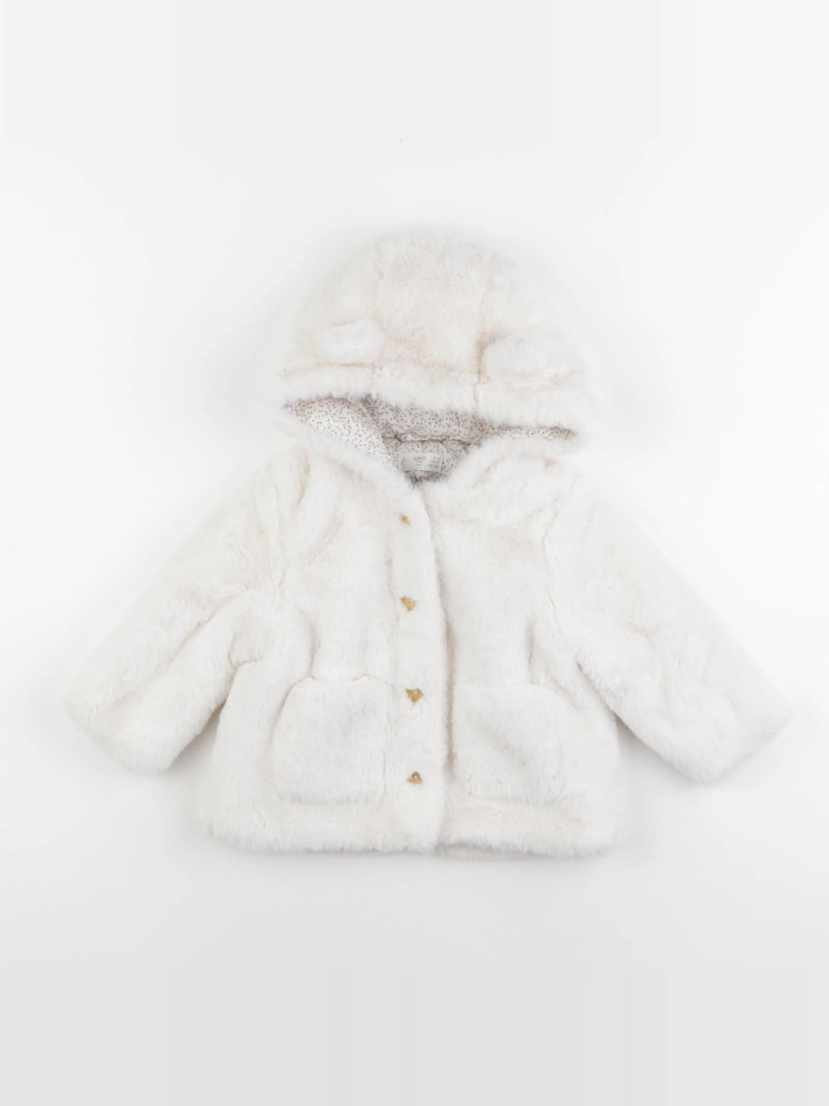 Mango - veste blanc - 9/12 mois