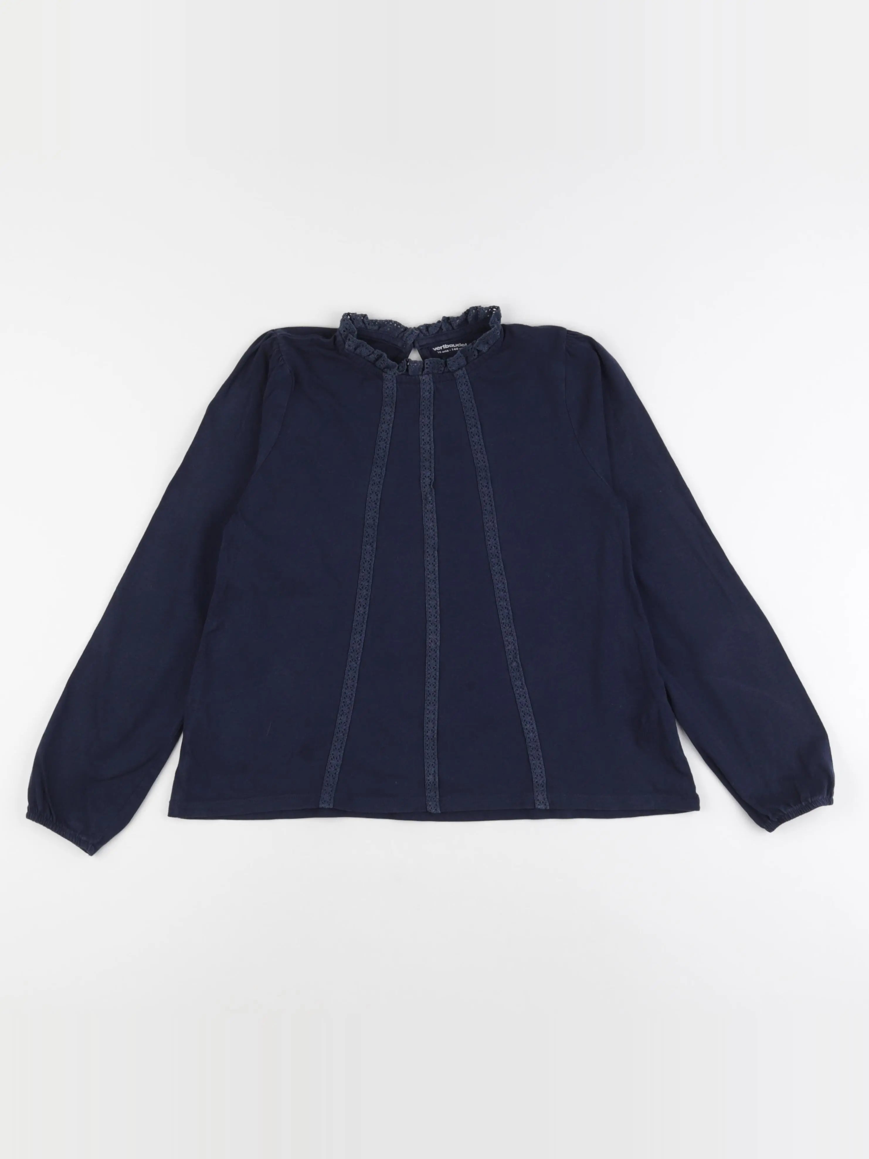 Vertbaudet - tee-shirt bleu - 10 ans