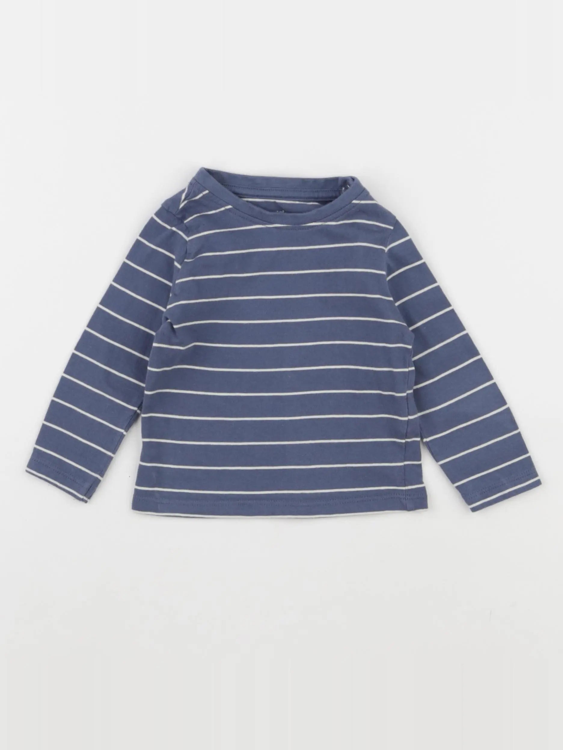 Vertbaudet - tee-shirt bleu - 9 mois