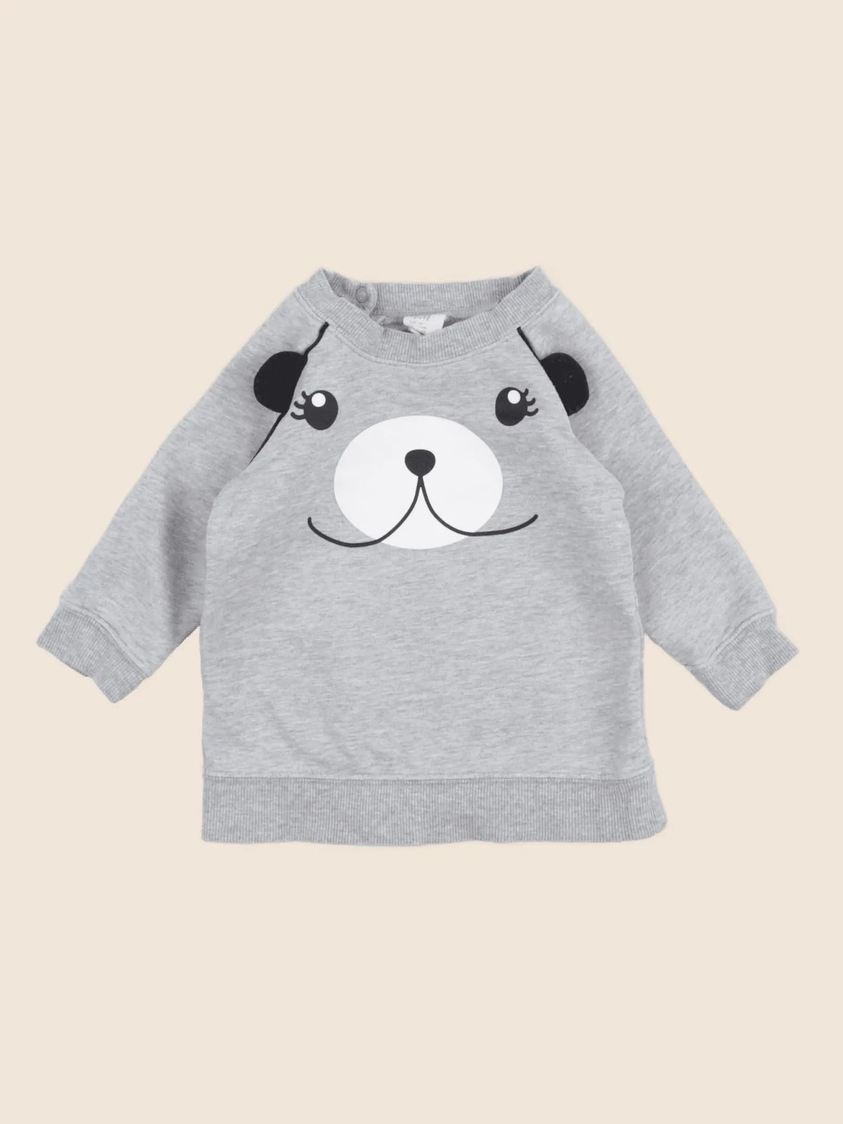 H&M - robe gris - 6 mois