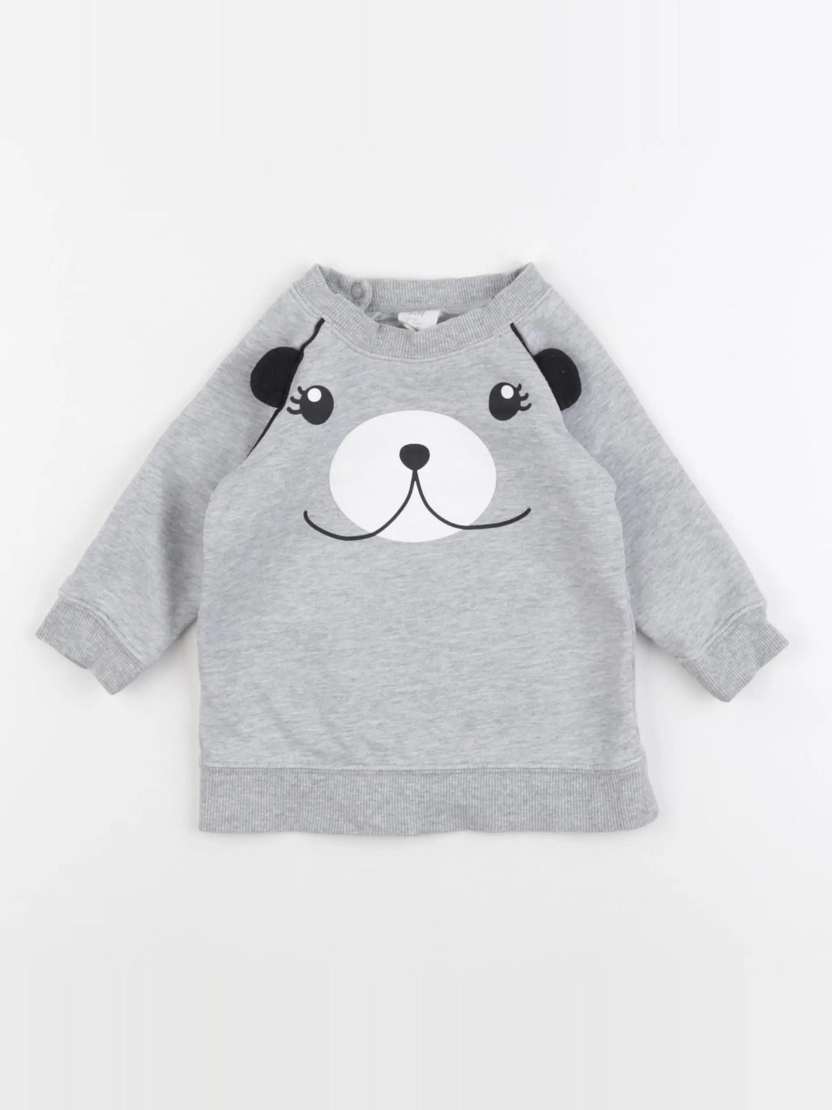 H&M - robe gris - 6 mois