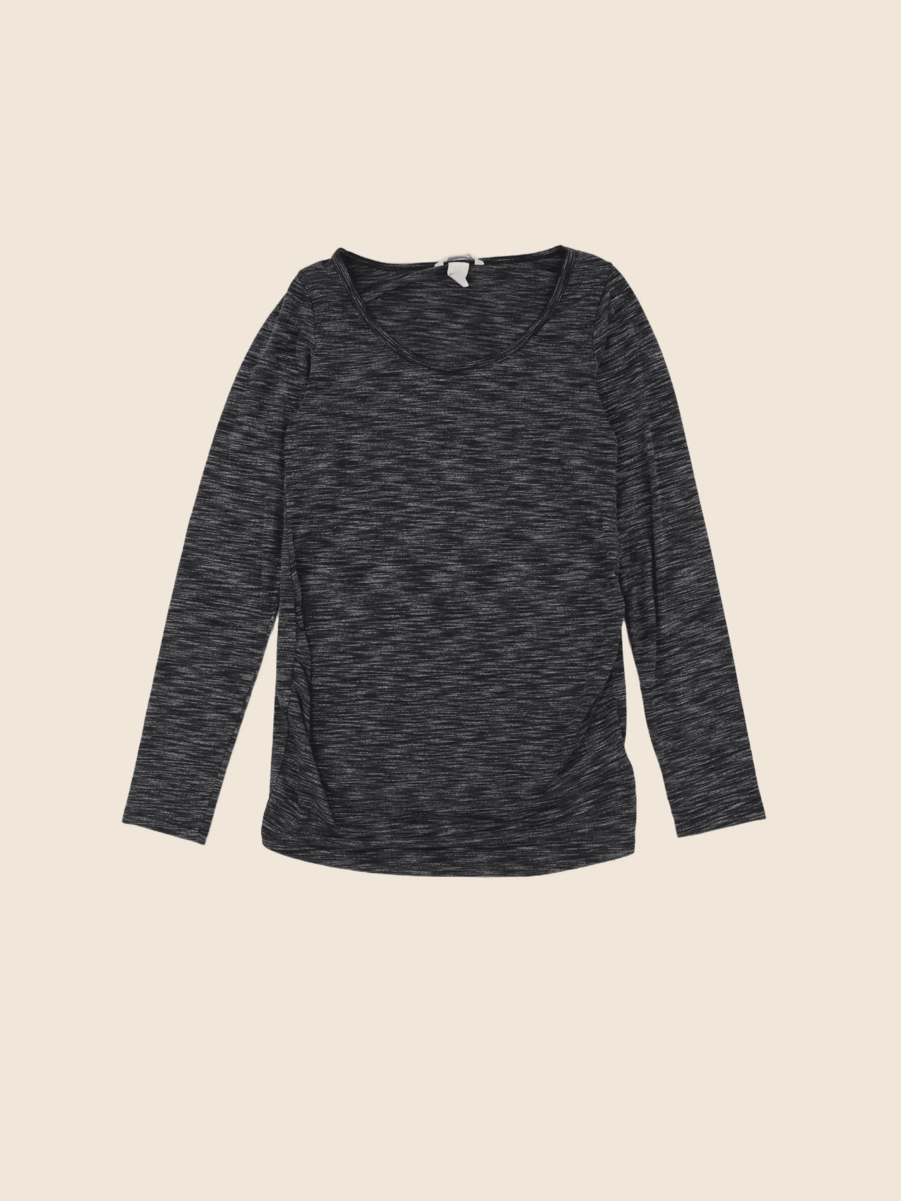 H&M - tee-shirt grossesse gris - s