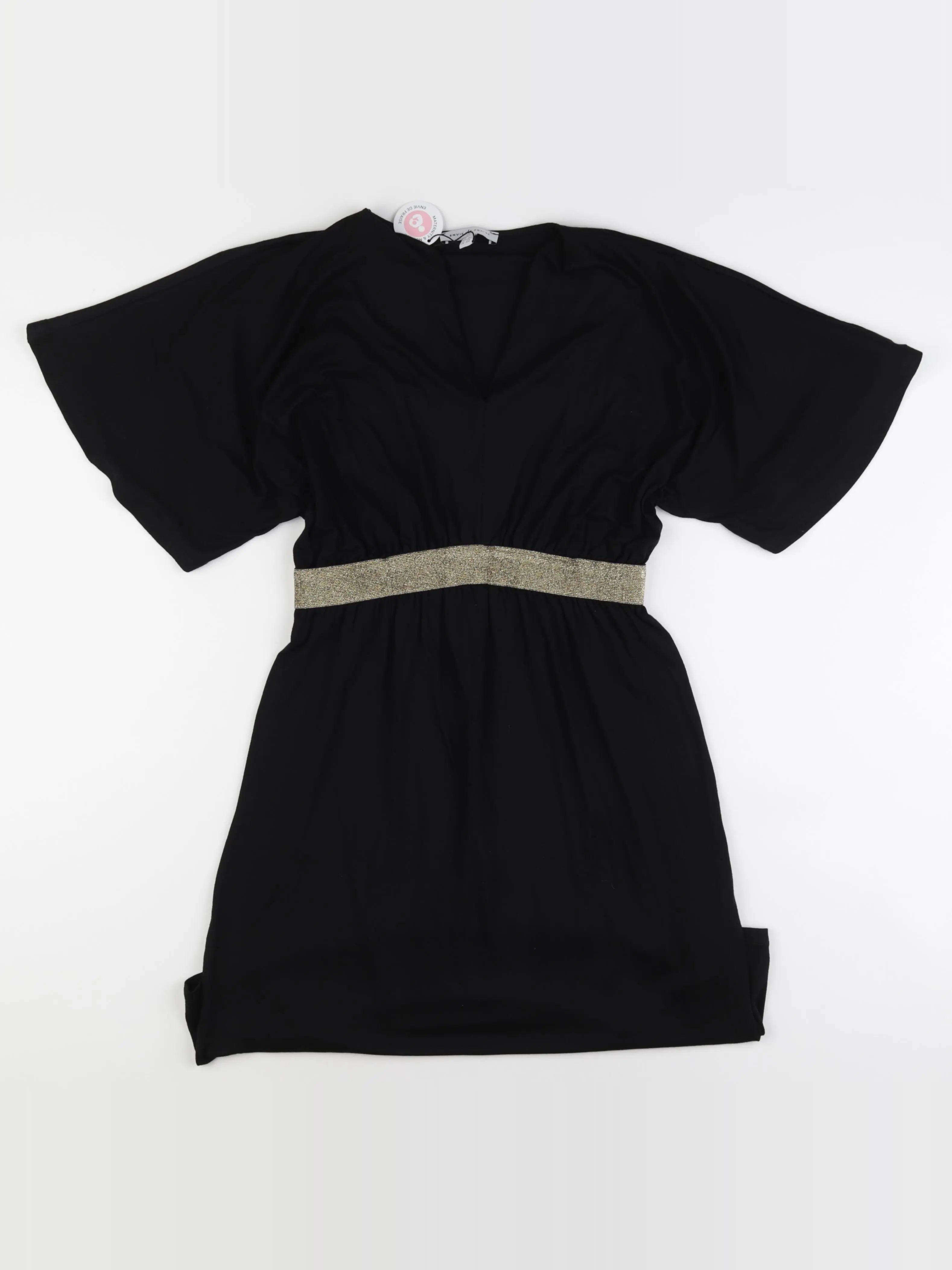 Envie de fraise - robe grossesse, allaitement noir - 34 à 36