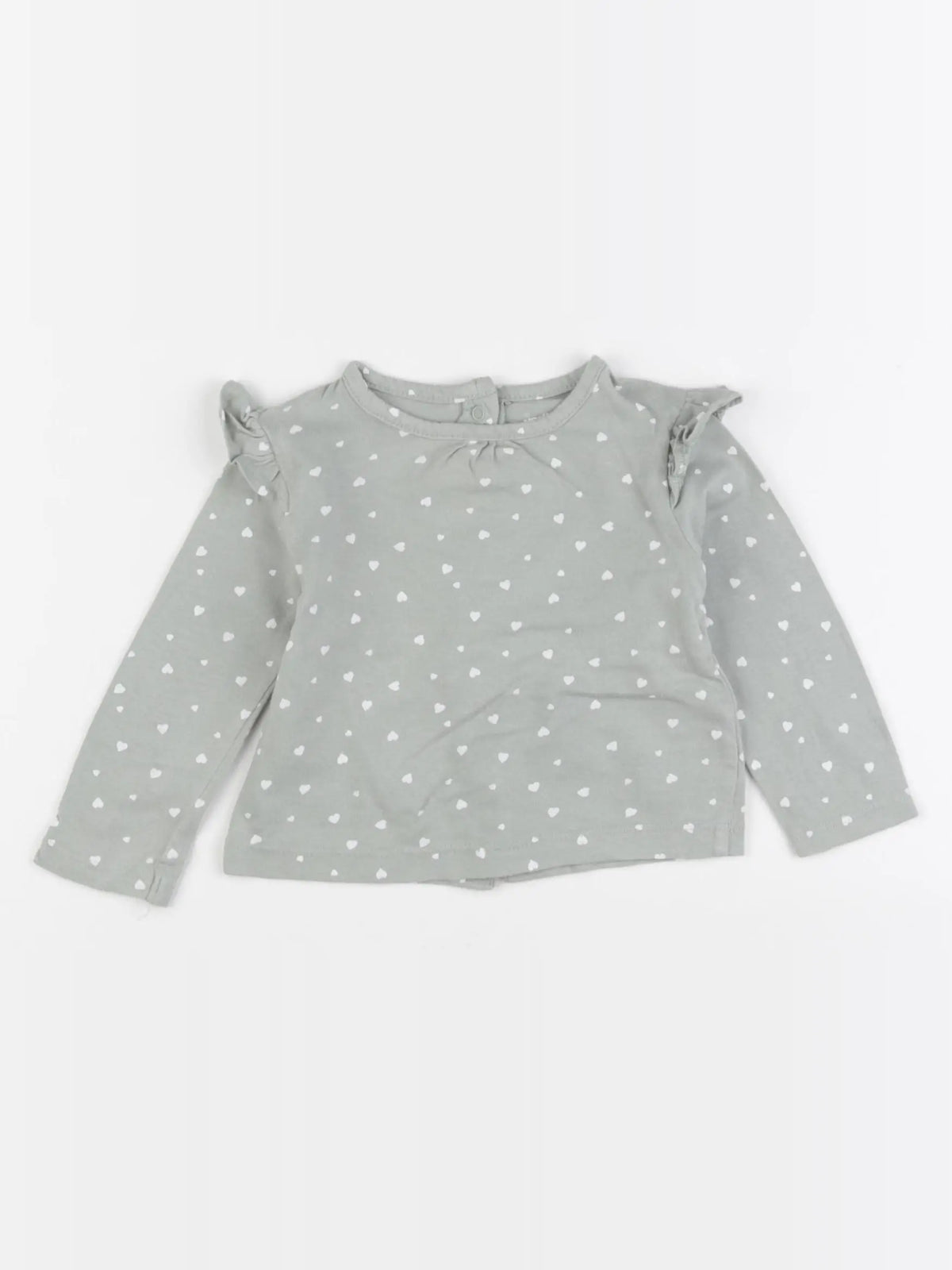 Vertbaudet - tee-shirt vert - 6 mois