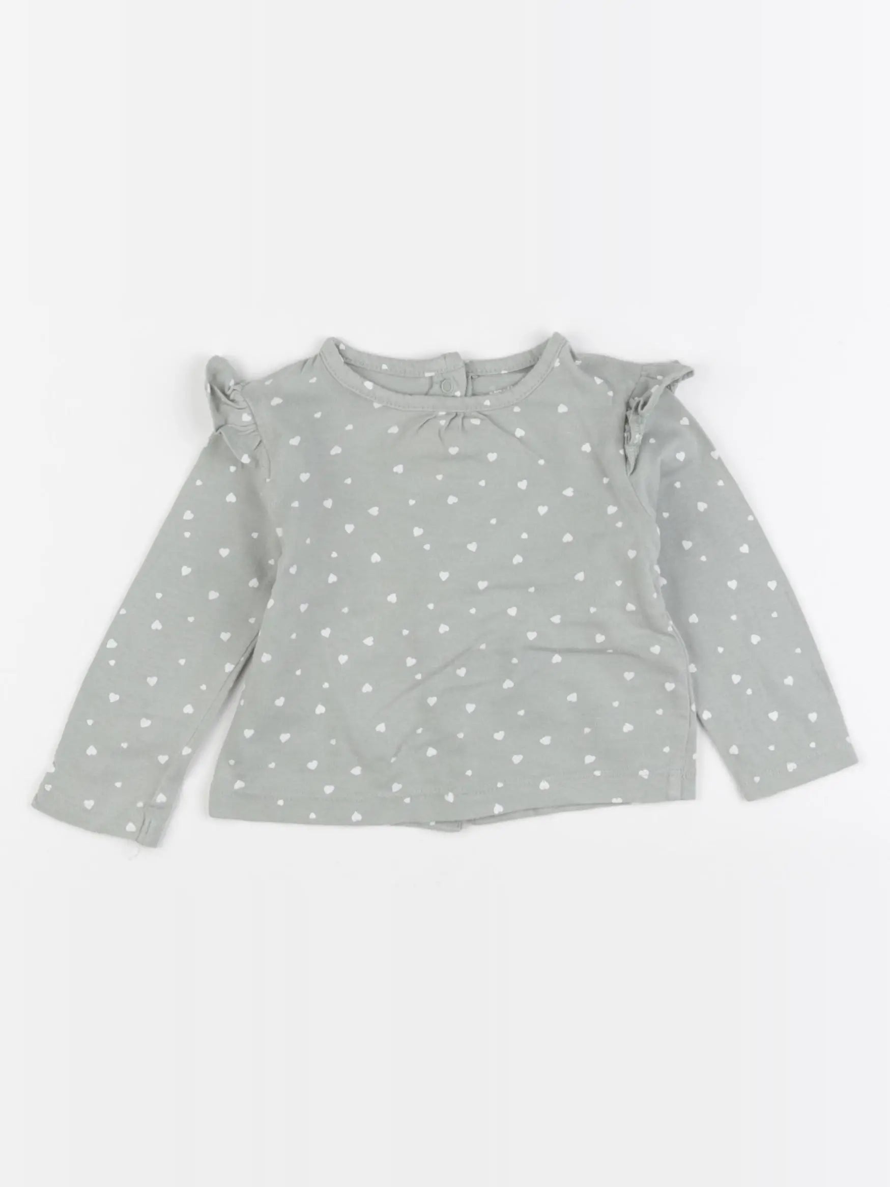 Vertbaudet - tee-shirt vert - 6 mois