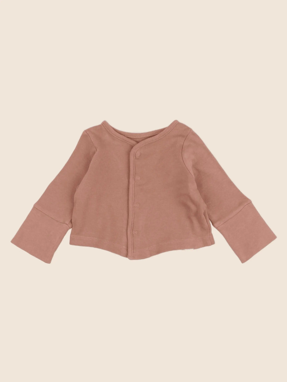 Vertbaudet - sweat marron - 3 mois