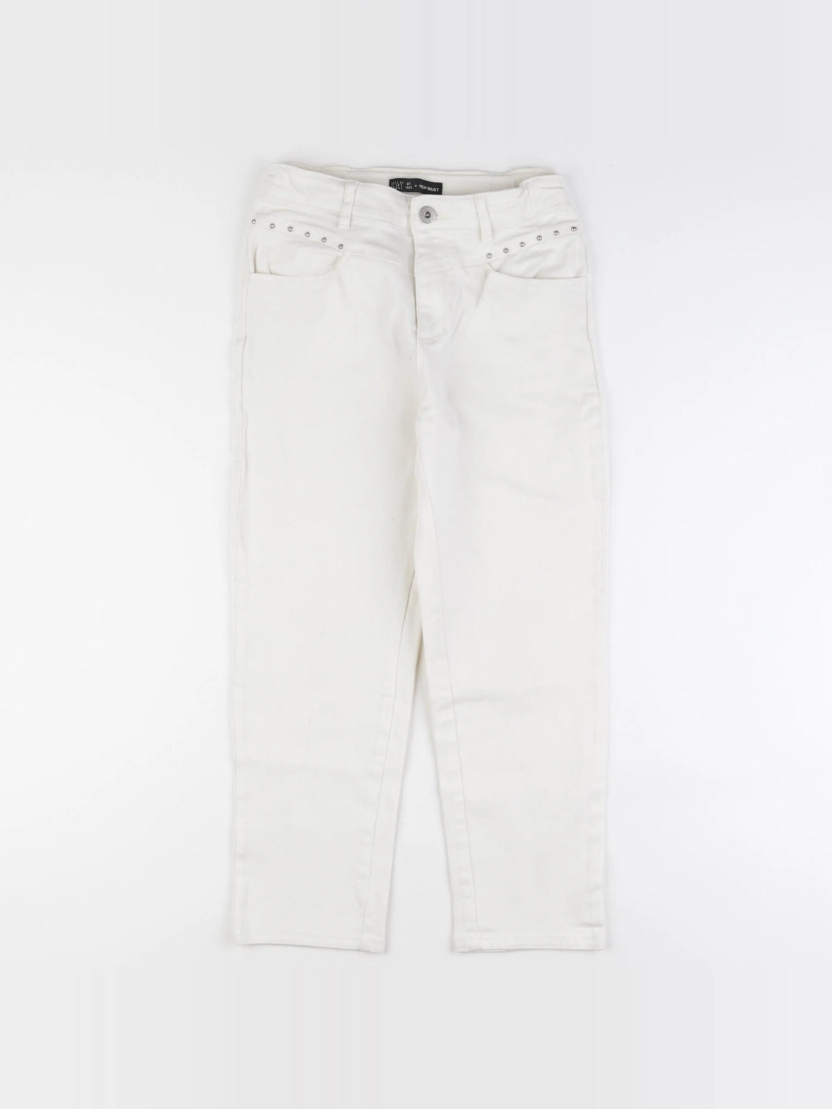 IKKS - jean blanc - 10 ans