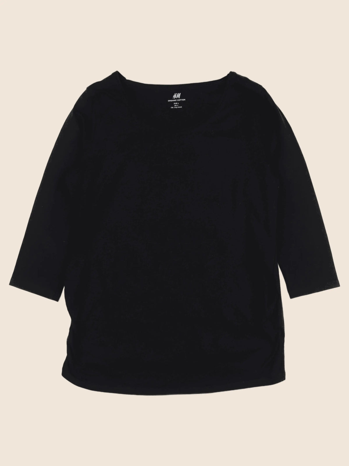 H&M - tee-shirt grossesse noir - 44 à 46