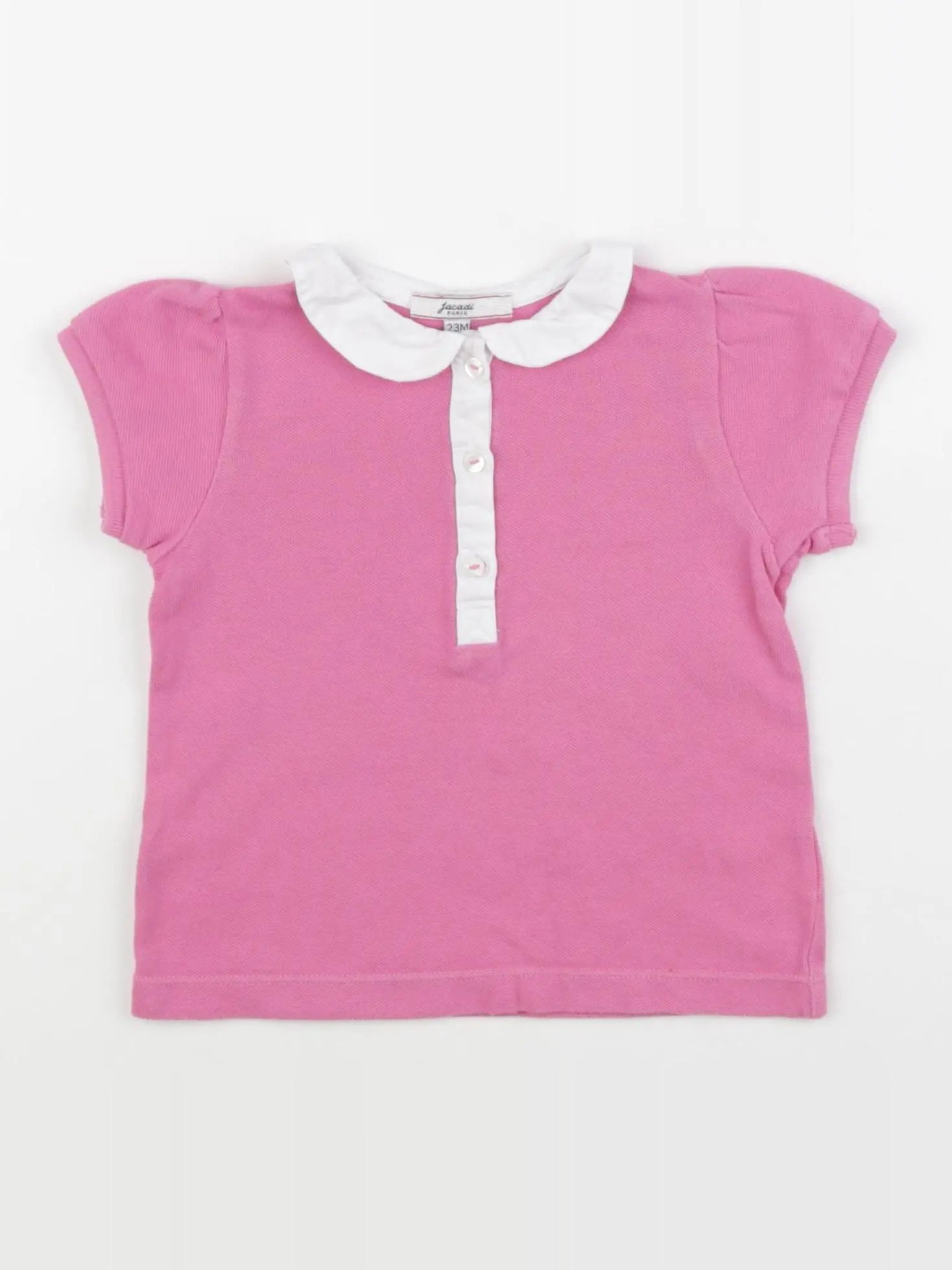 Jacadi - polo rose - 24 mois