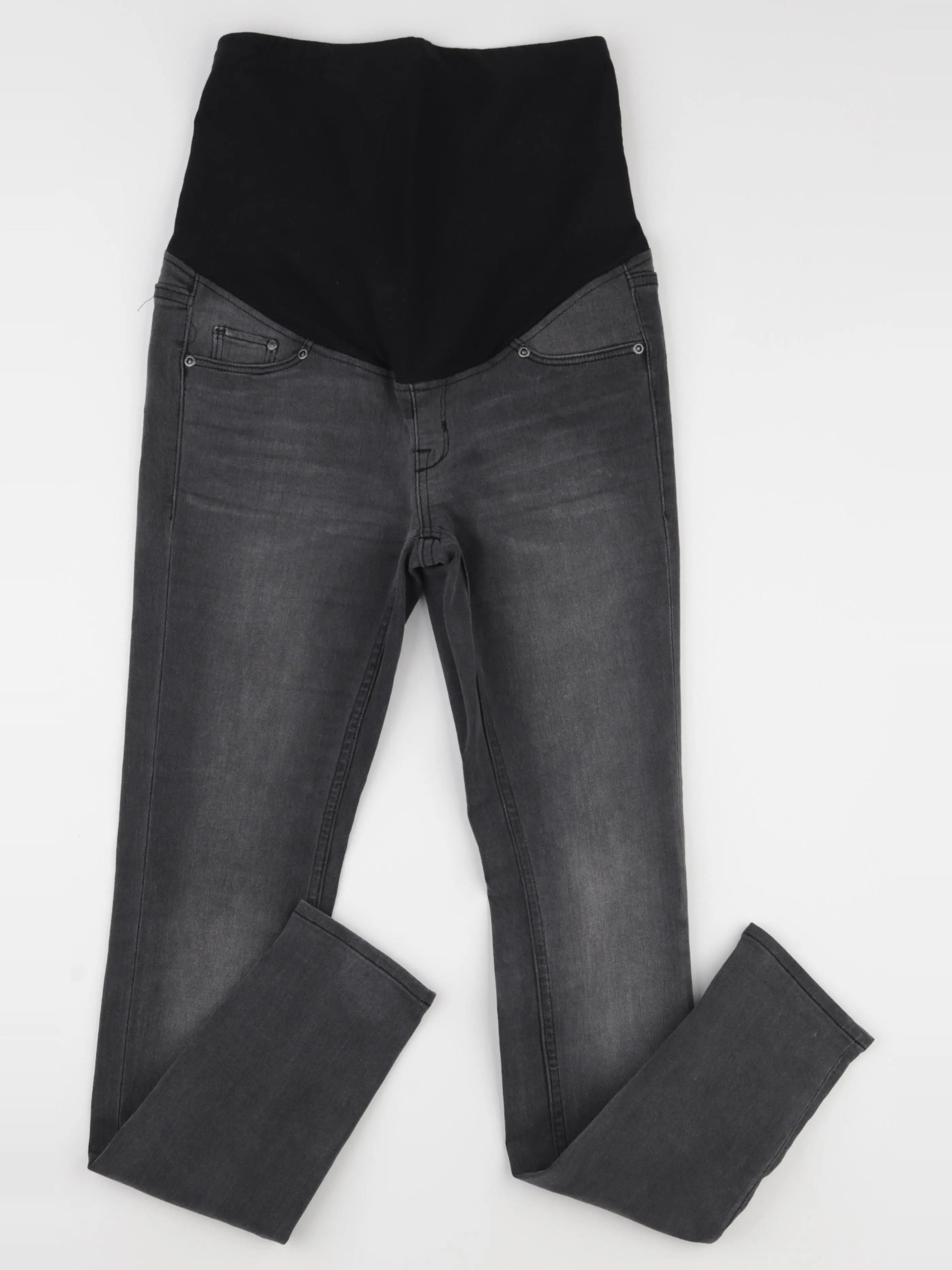 H&M - jean grossesse gris - 36