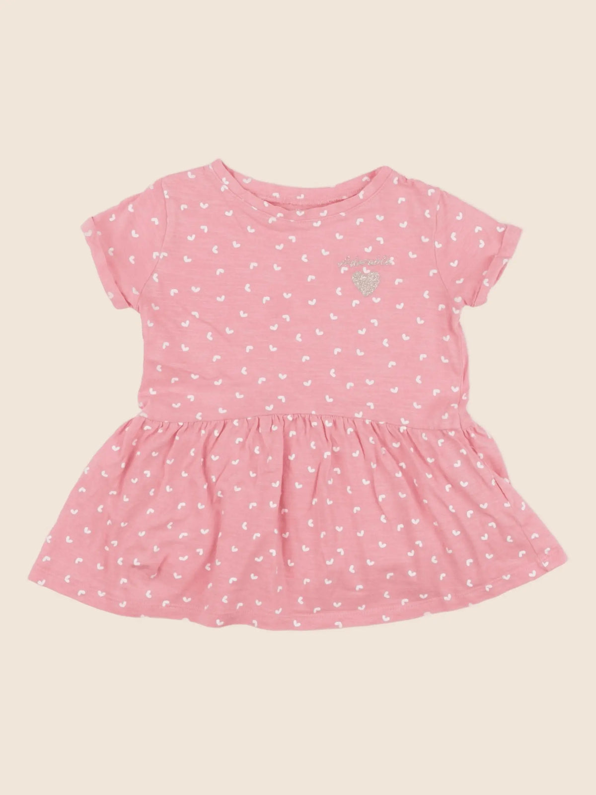 Vertbaudet - robe rose - 2 ans