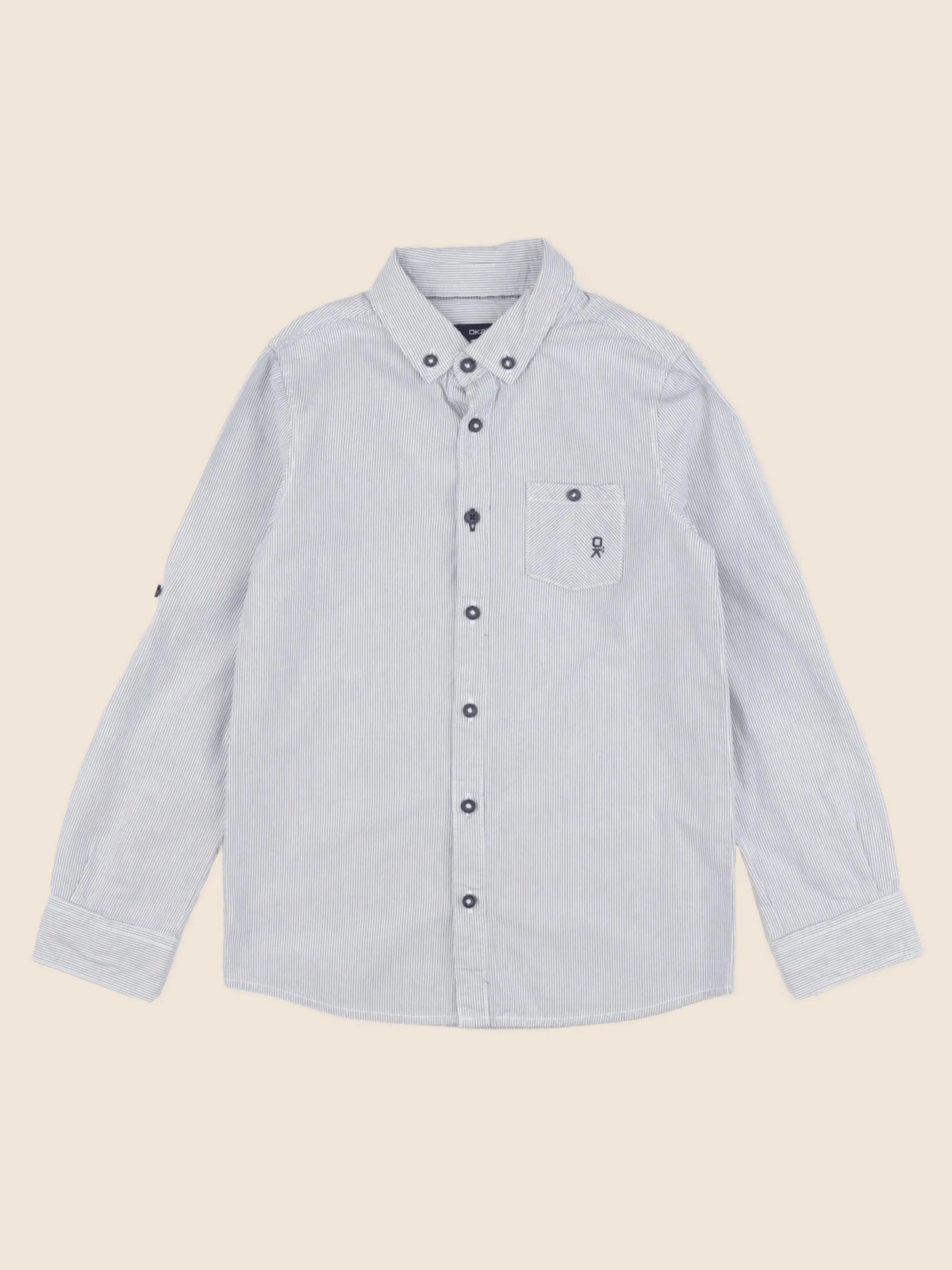 Okaidi - chemise bleu - 8 ans