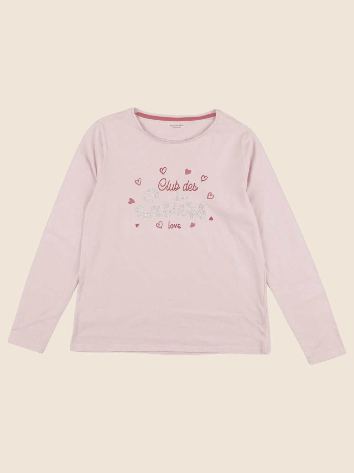 Vertbaudet - tee-shirt rose - 14 ans