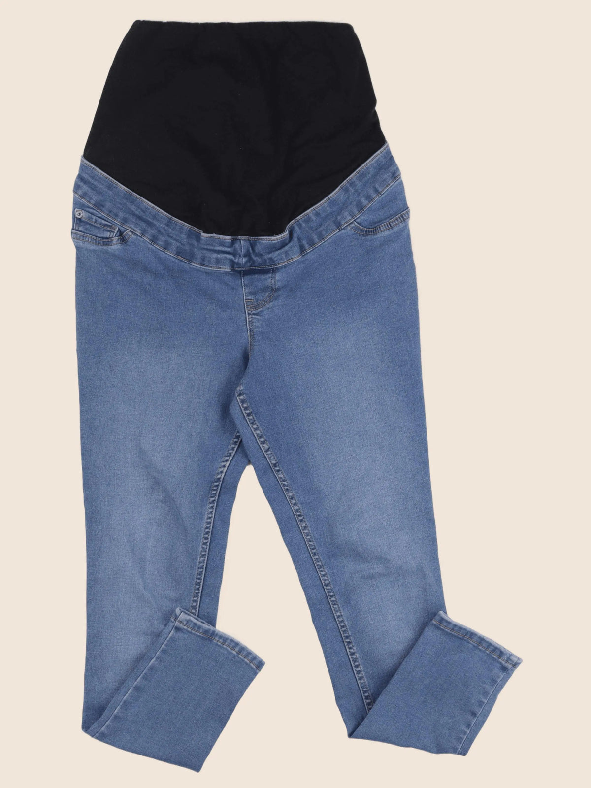 New Look - jean grossesse bleu - 36