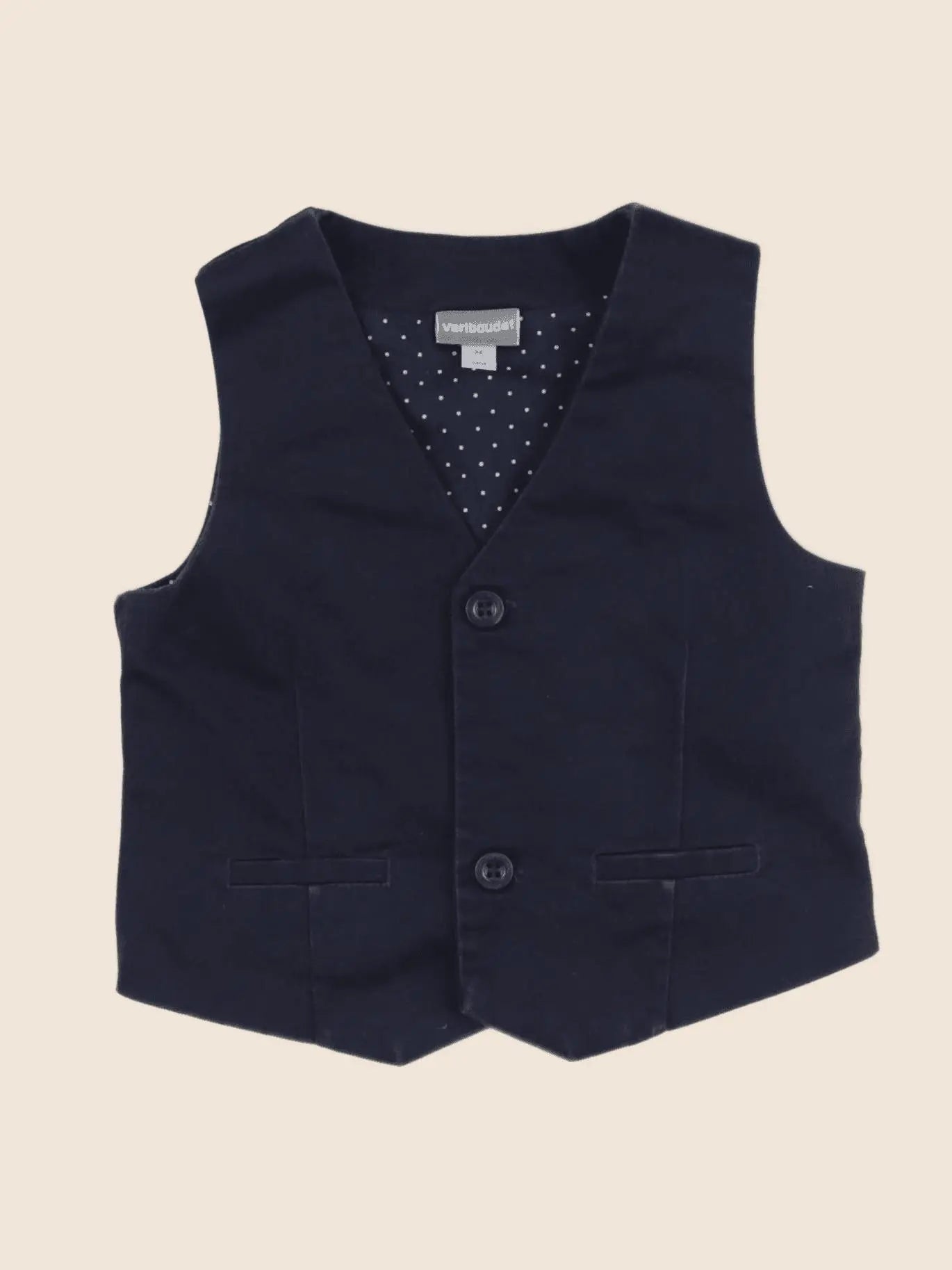 Vertbaudet - gilet bleu - 3 ans