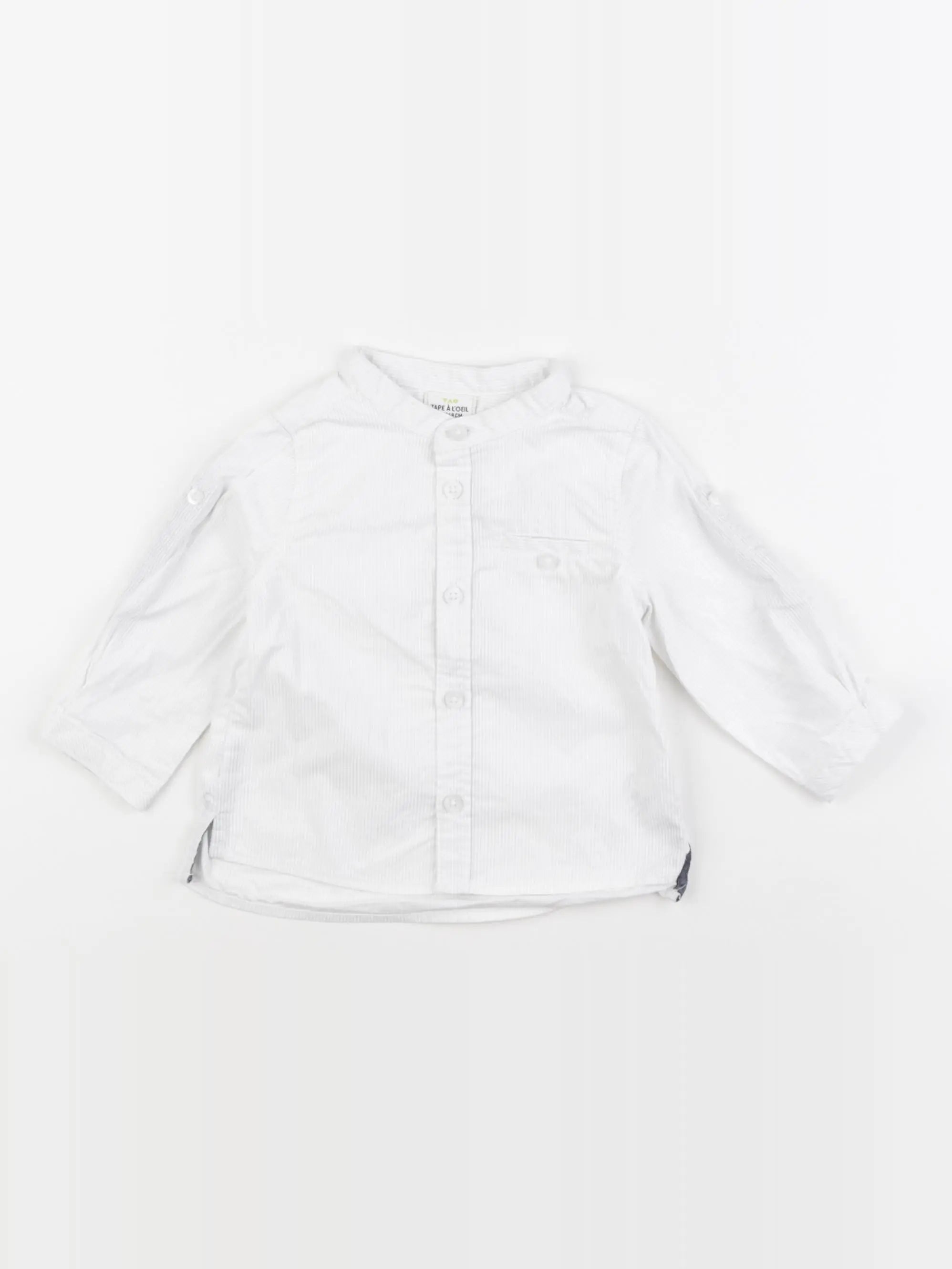 Tape à l'oeil - chemise blanc, beige - 6 mois