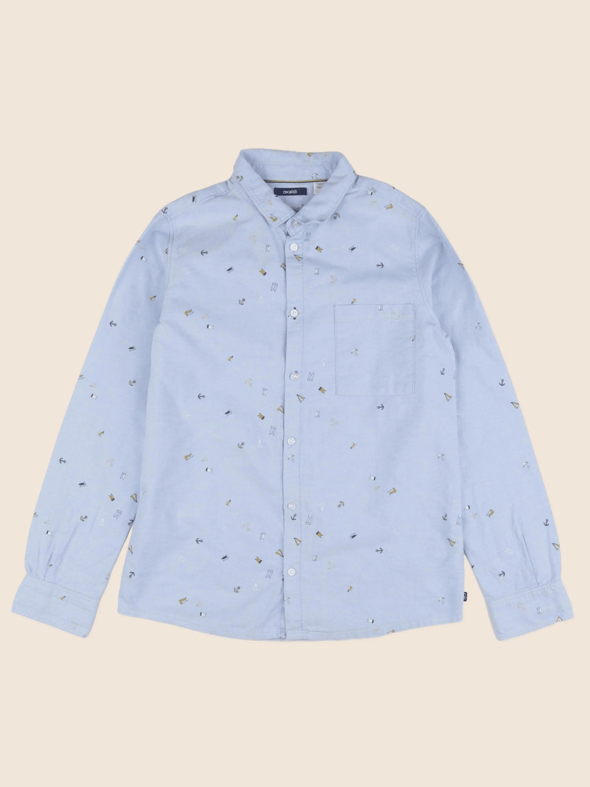 Okaidi - chemise bleu - 12 ans