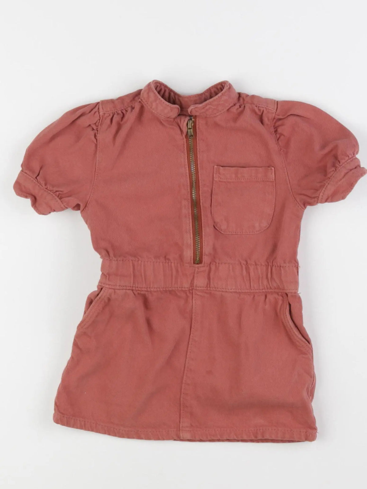 Vertbaudet - robe marron - 2 ans