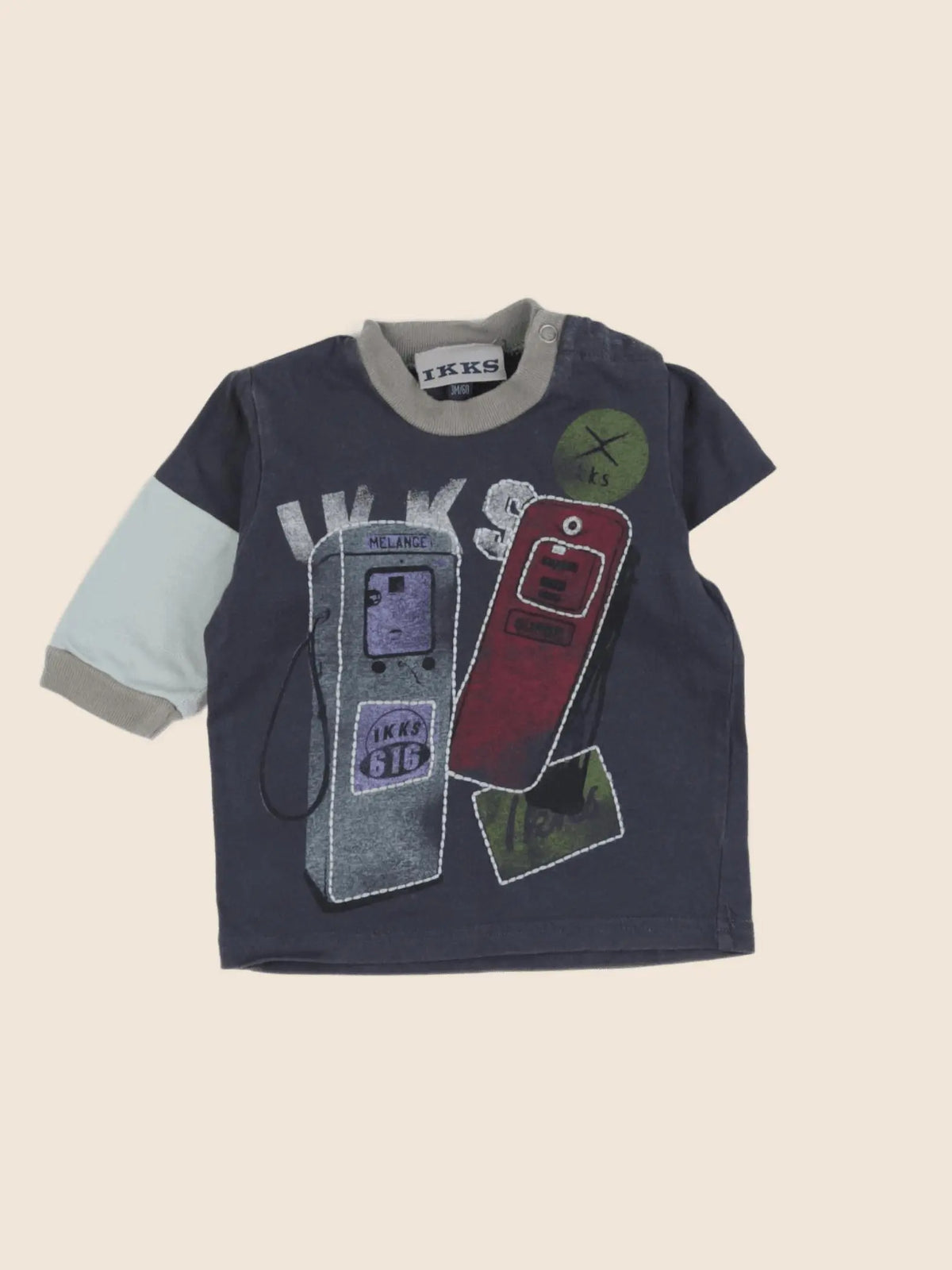 IKKS - tee-shirt gris - 3 mois
