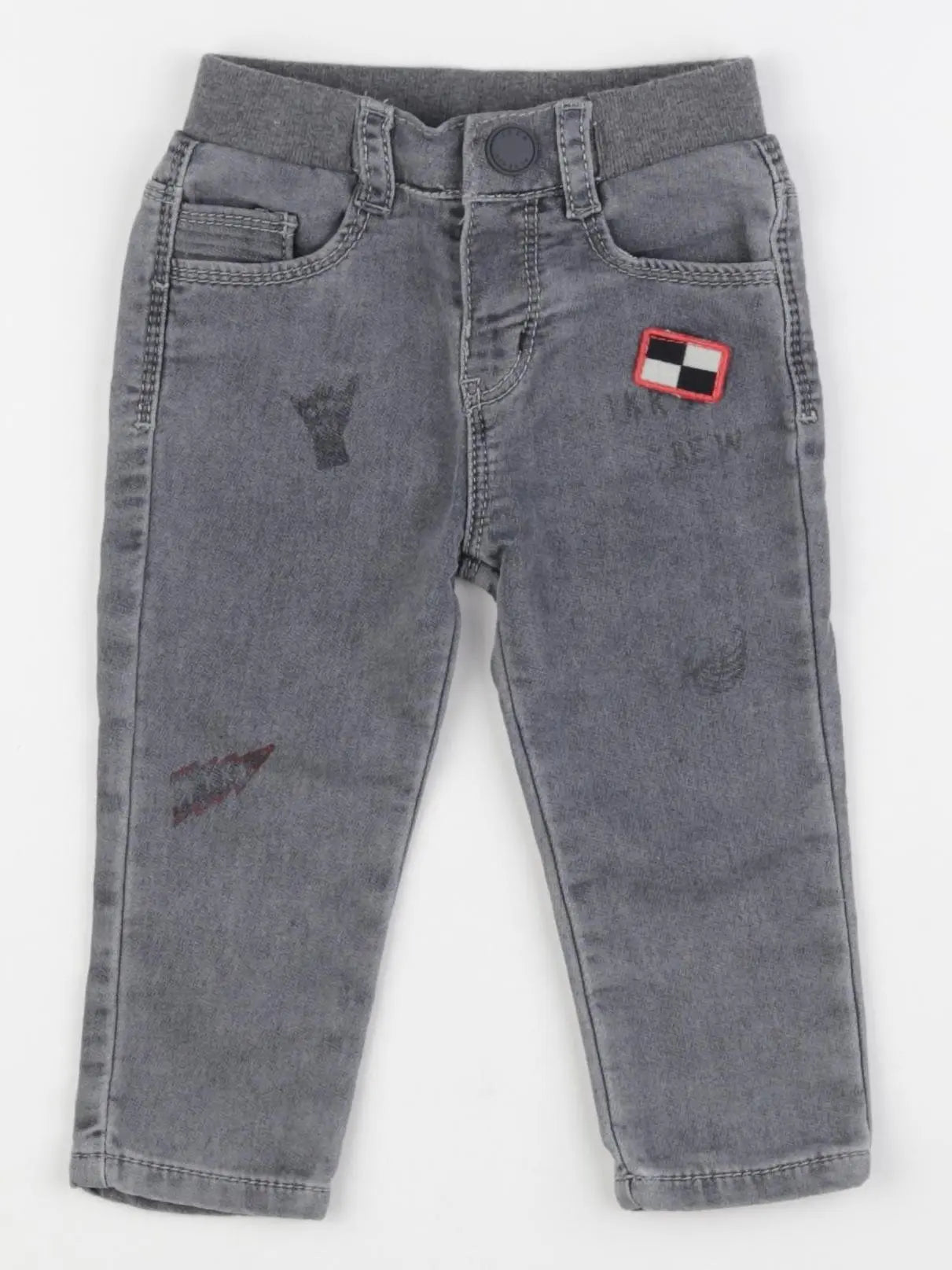 IKKS - jean gris - 12 mois