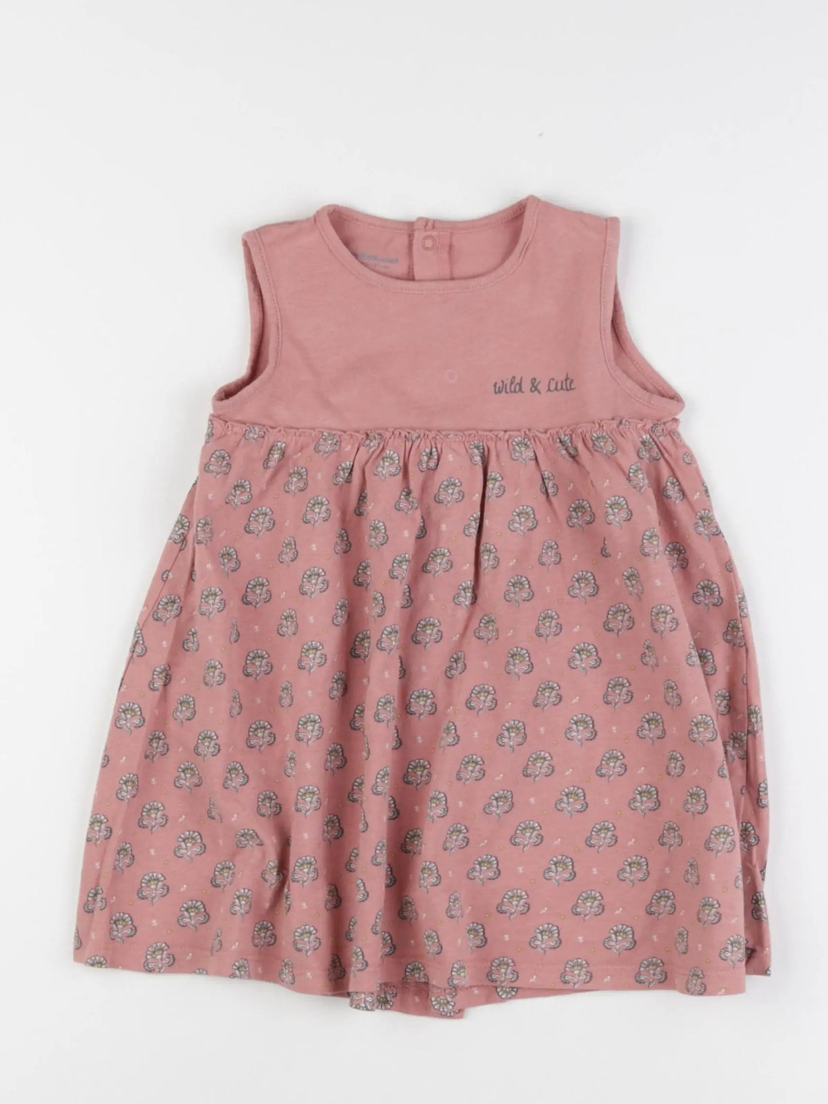 Vertbaudet - robe rose - 18 mois