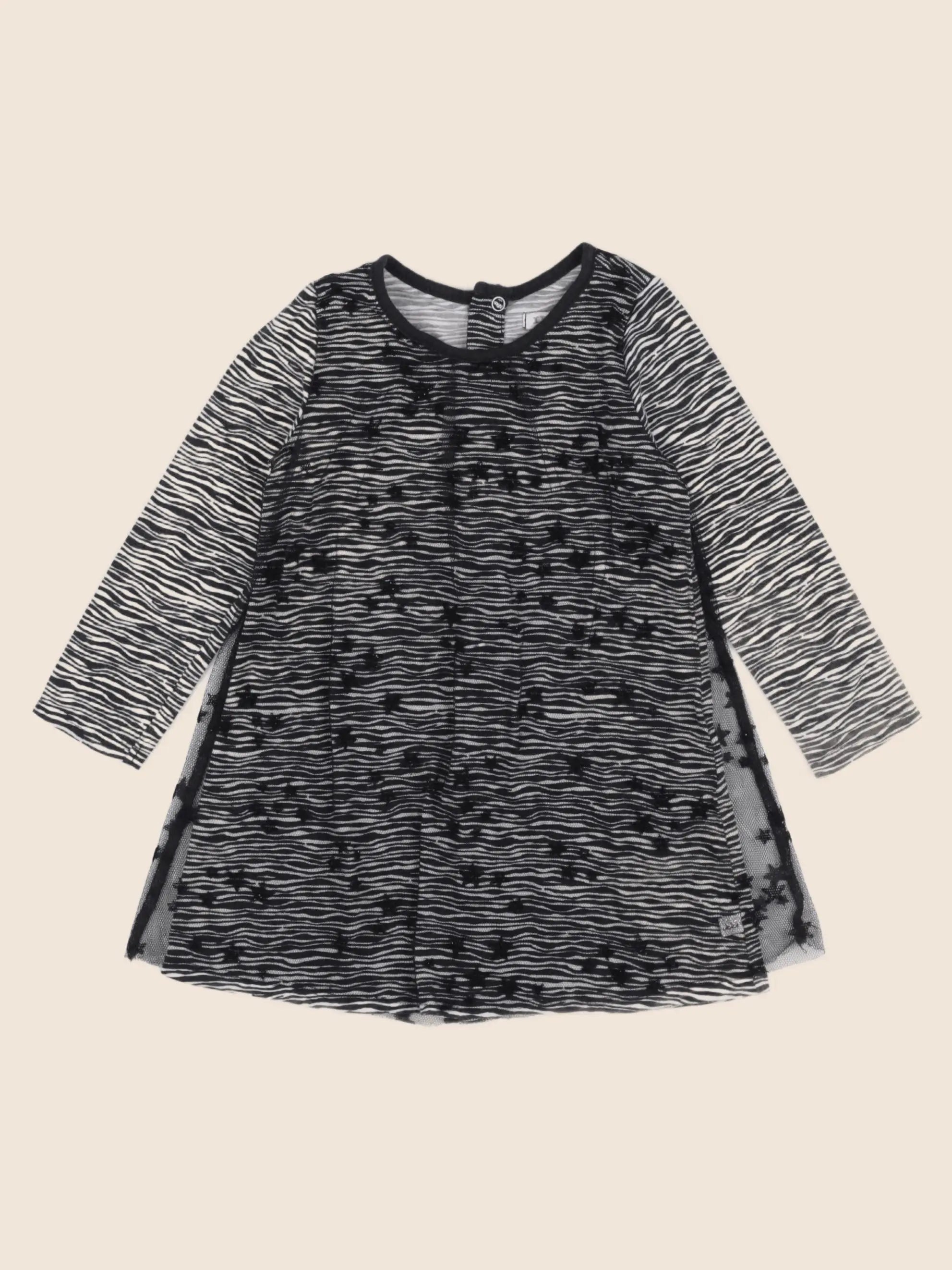 IKKS - robe noir - 18 mois
