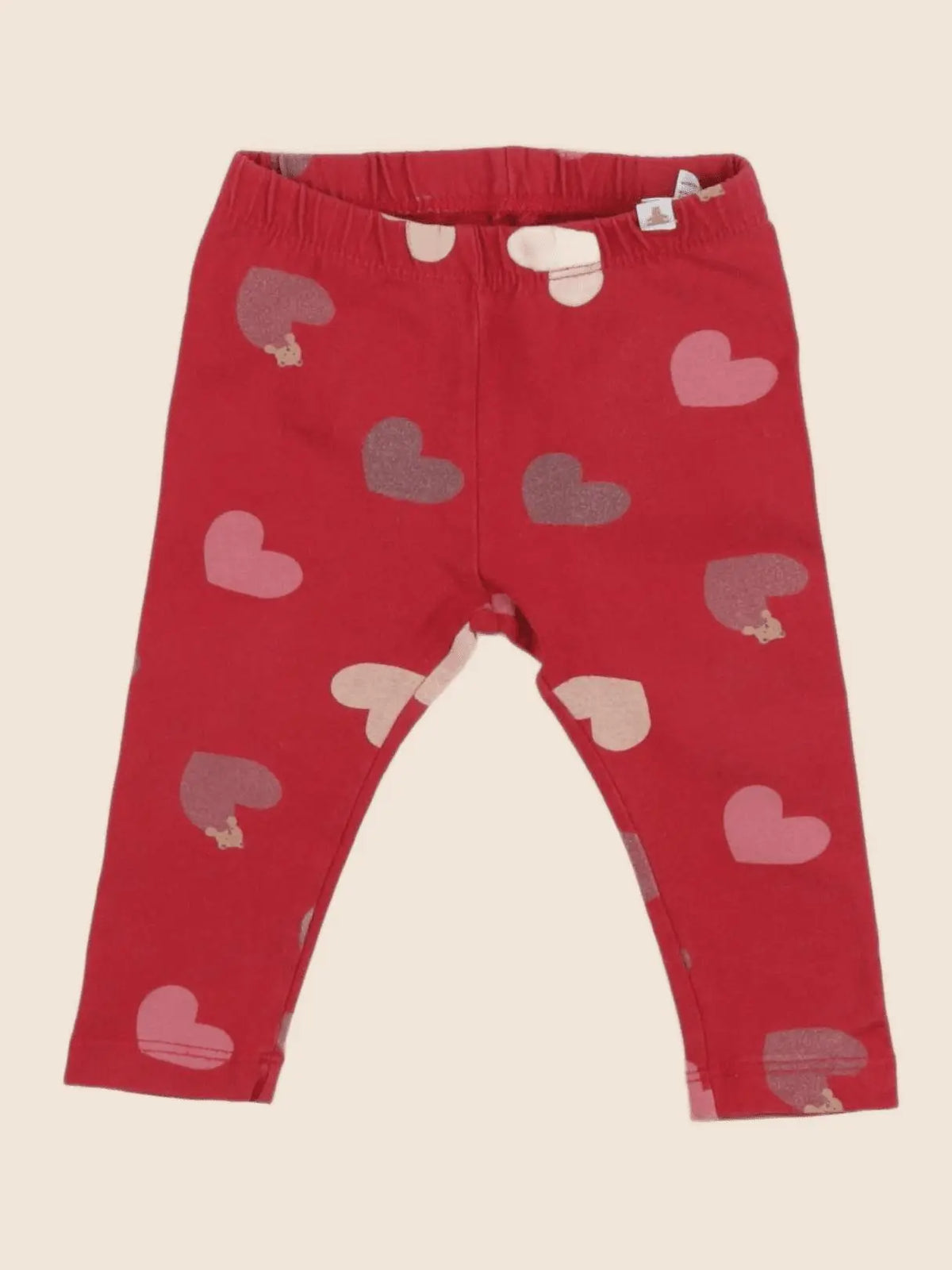 GAP - legging rouge - 6/12 mois