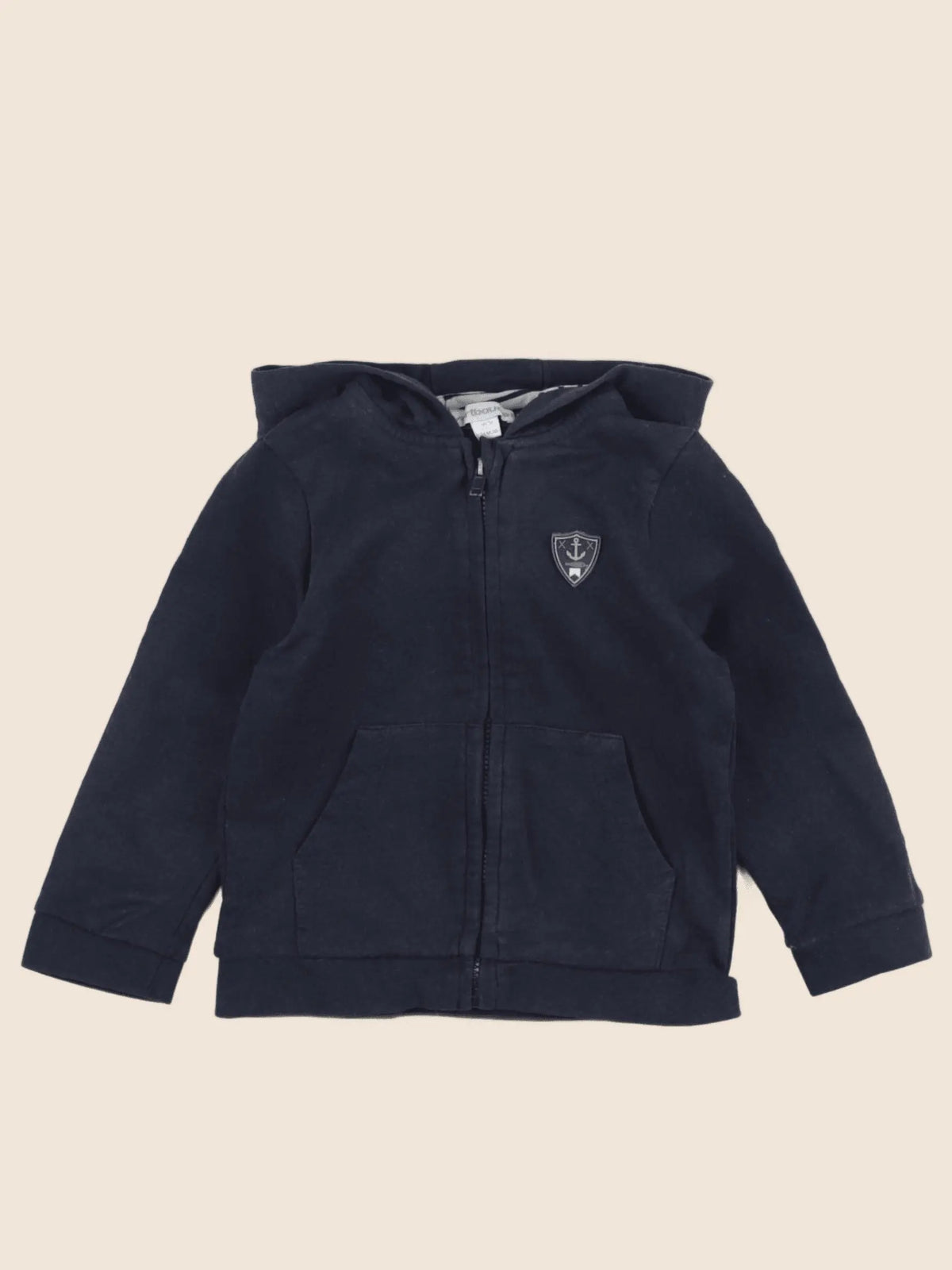 Vertbaudet - sweat bleu - 24 mois