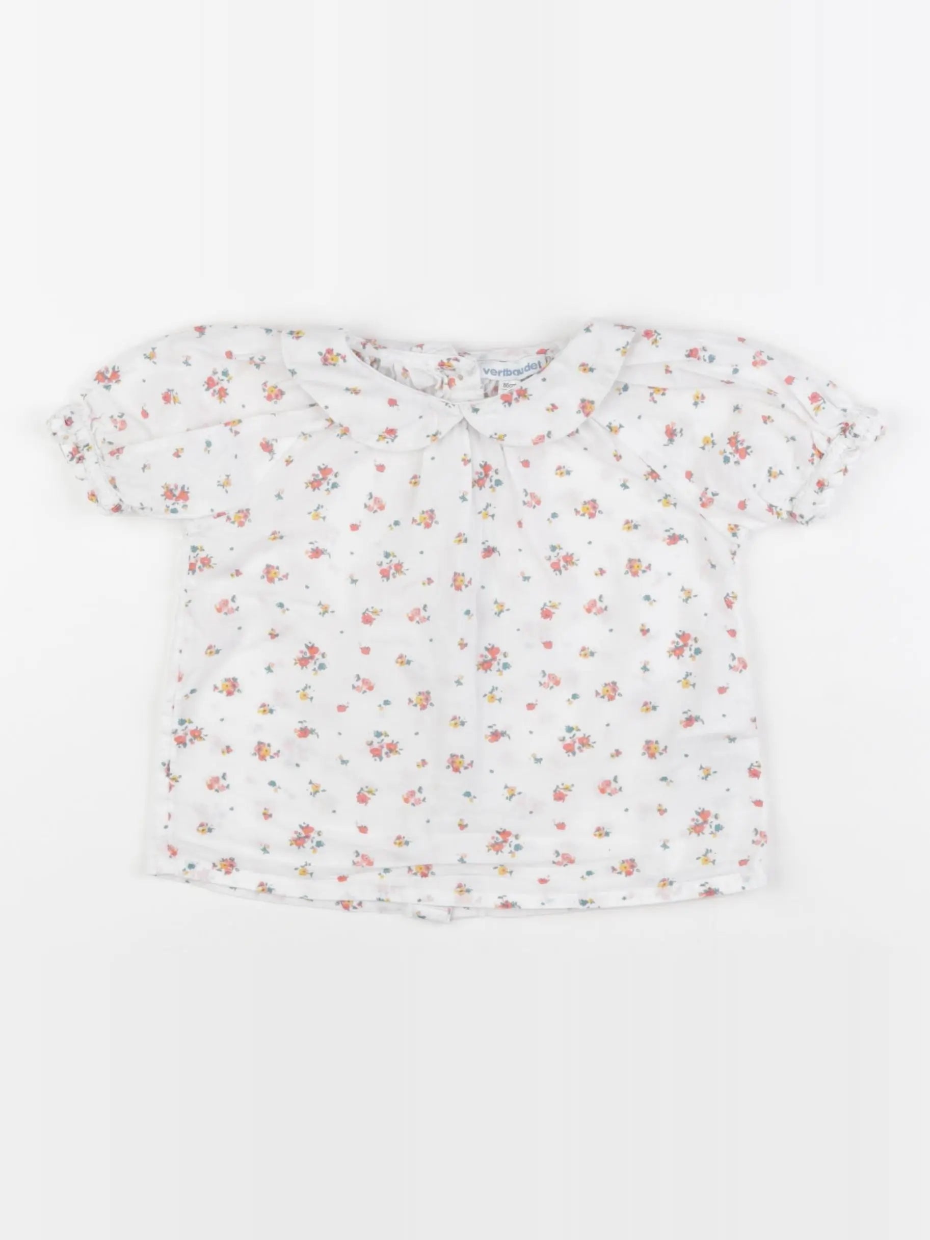 Vertbaudet - blouse blanc - 2 ans