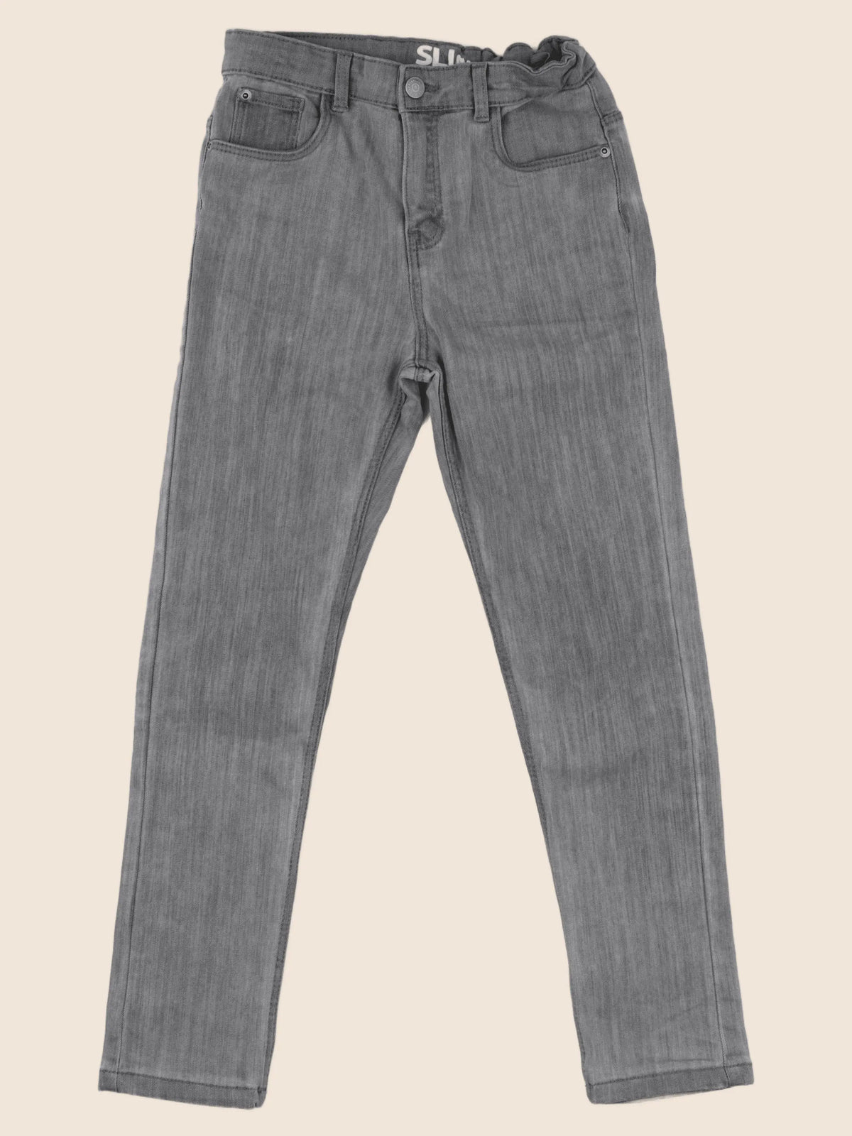 Vertbaudet - jean gris - 10 ans