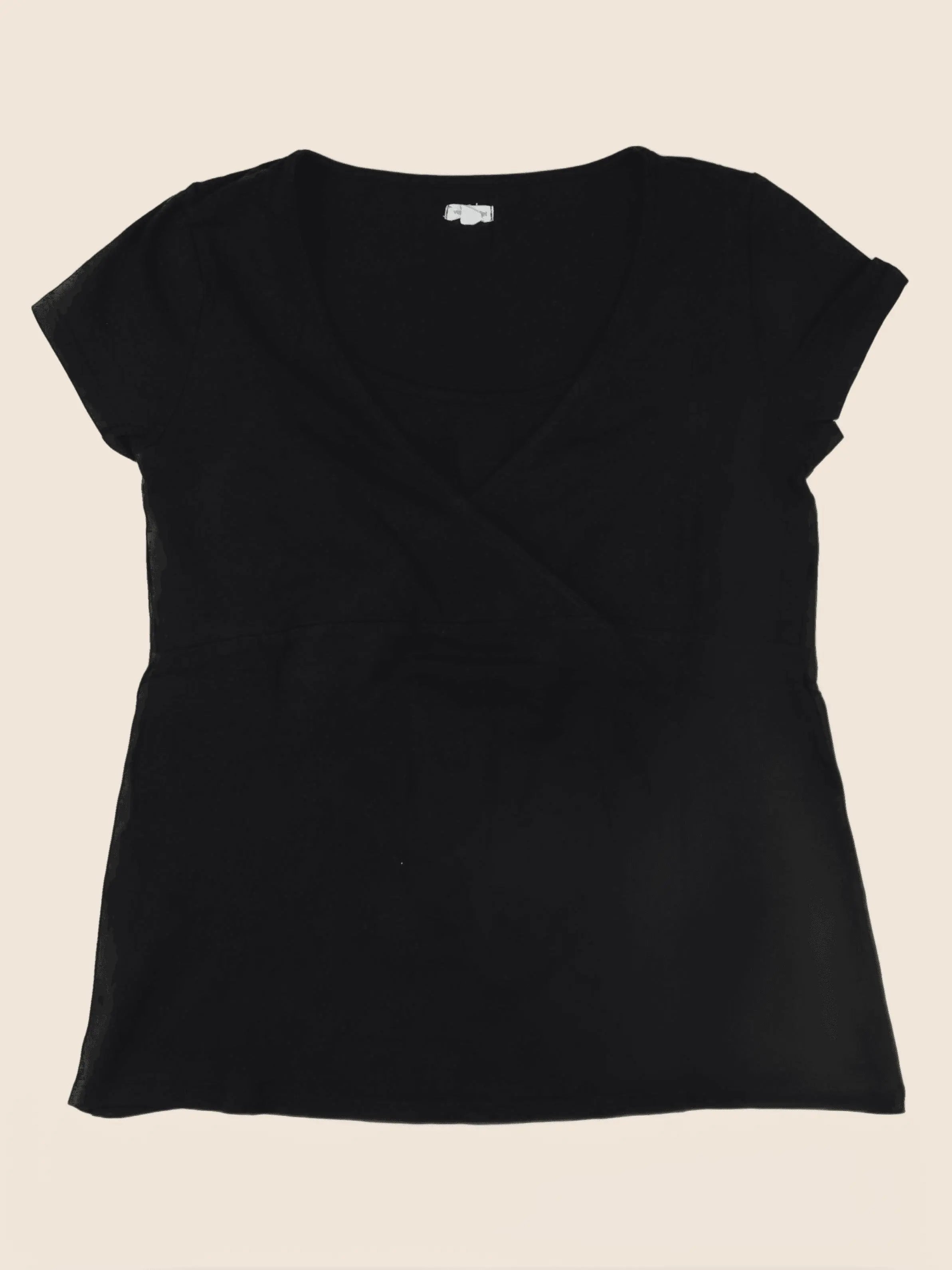 Vertbaudet - tee-shirt grossesse noir - 38 à 40