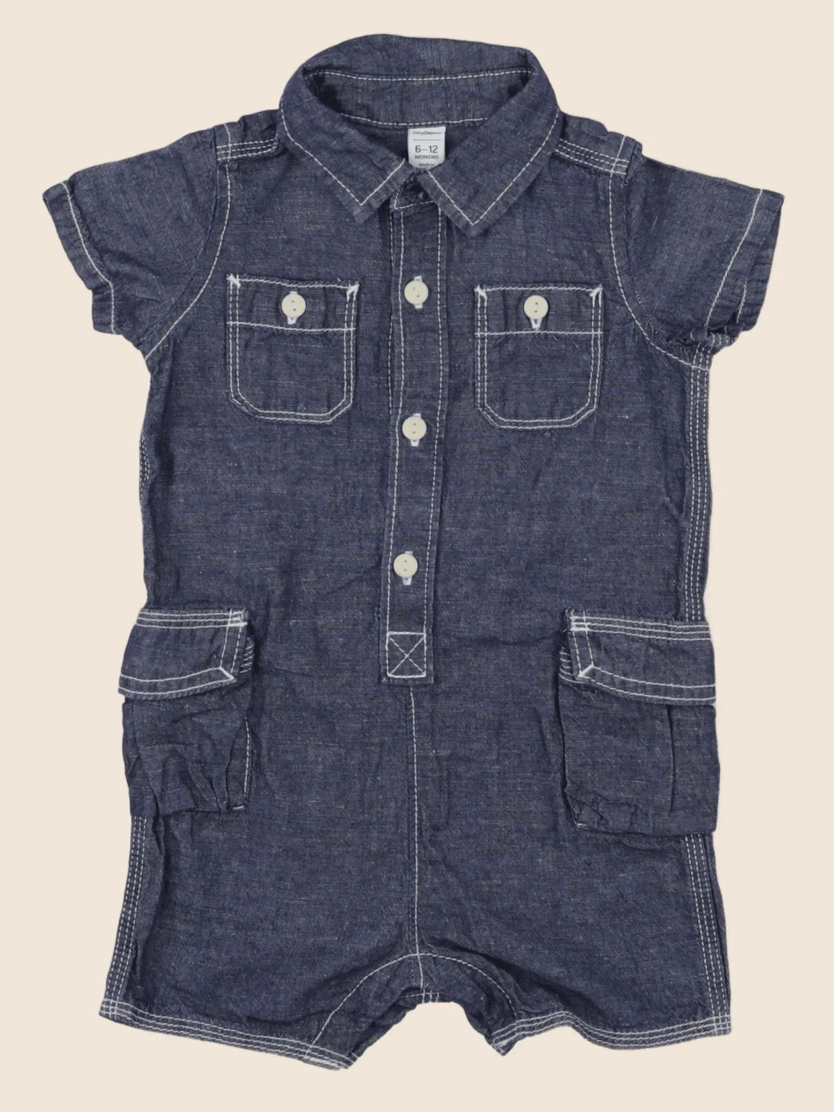 GAP - combinaison bleu - 6/12 mois