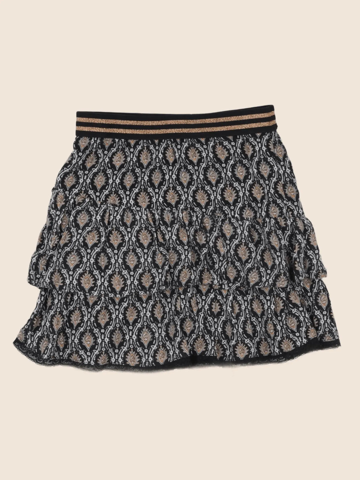 IKKS - jupe noir, marron - 6 ans