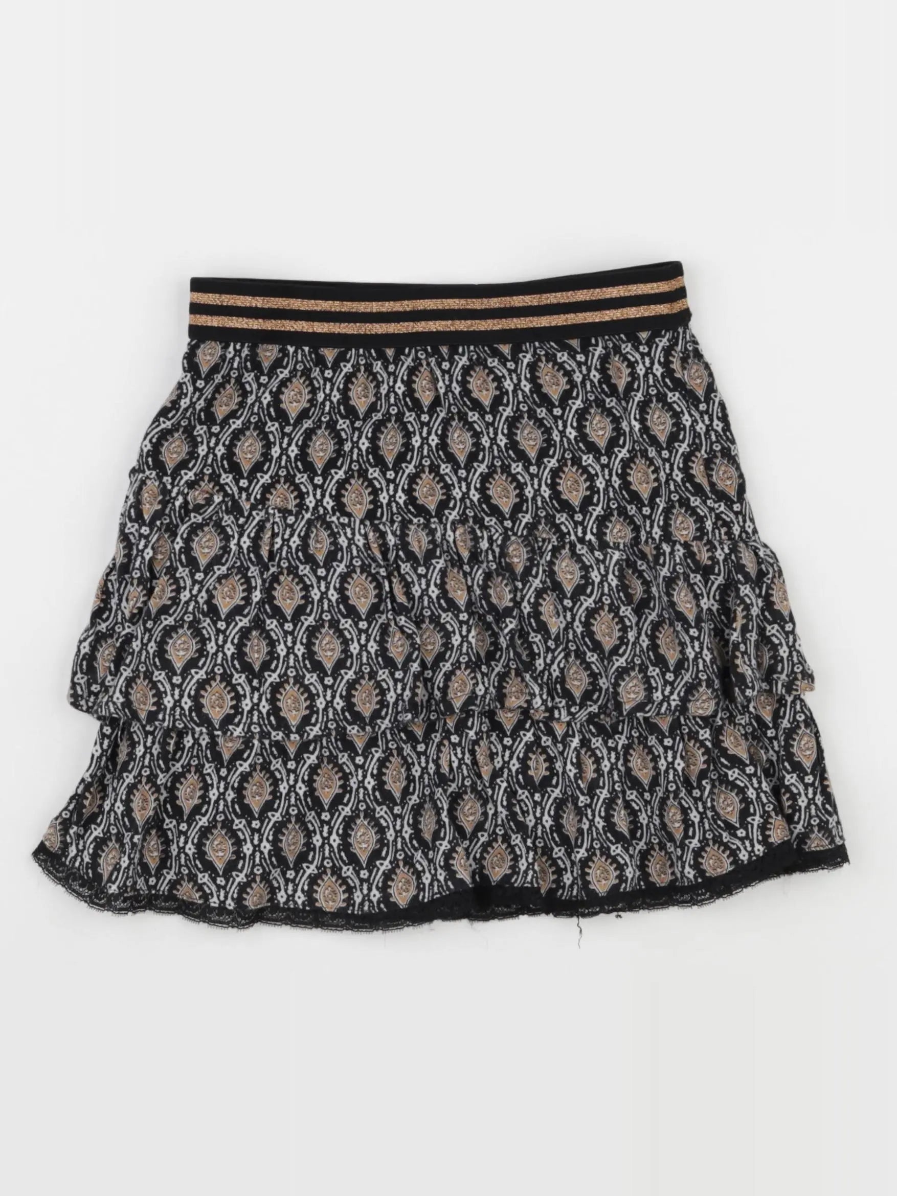 IKKS - jupe noir, marron - 6 ans