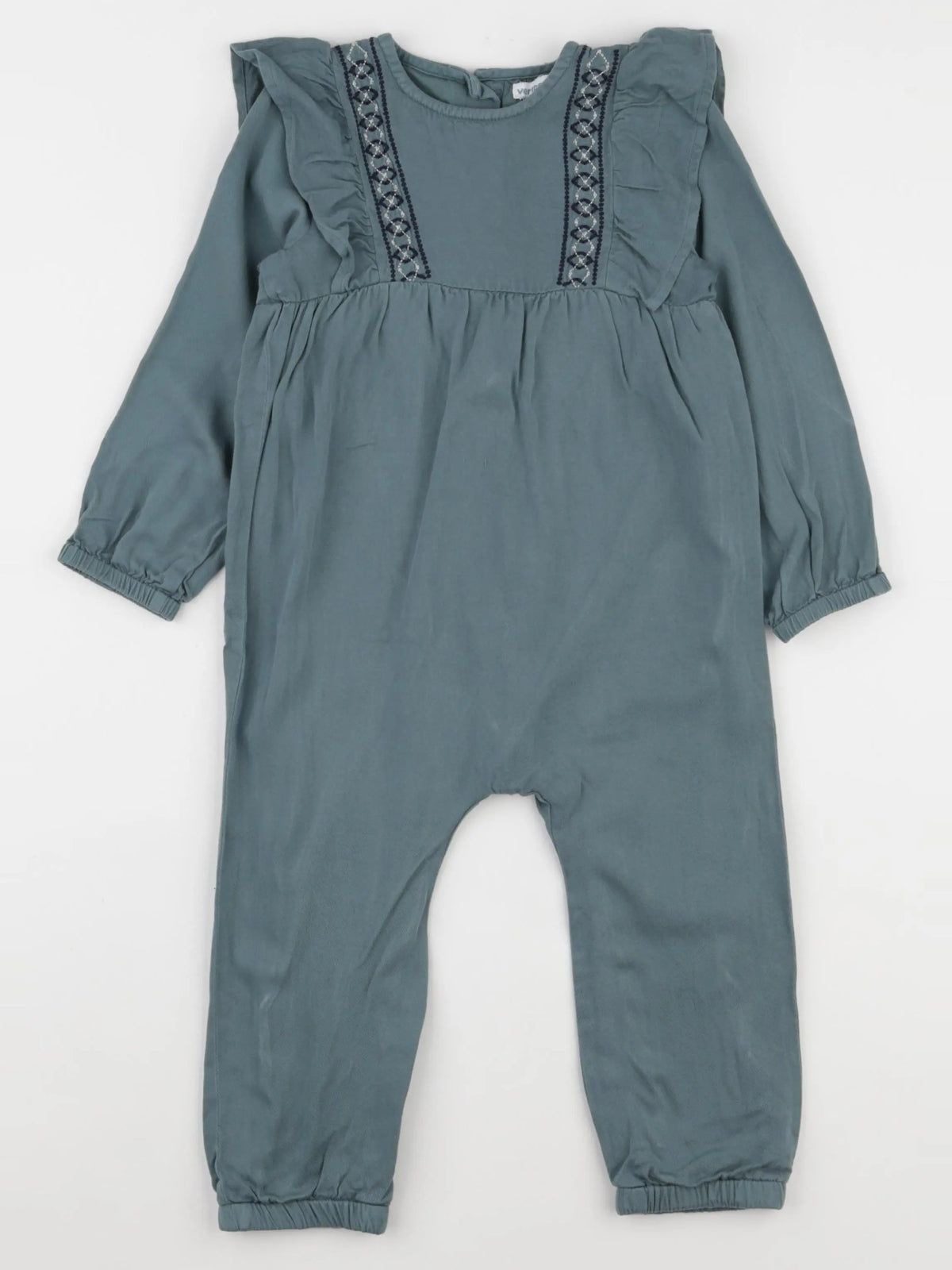 Vertbaudet - combinaison vert - 3 ans
