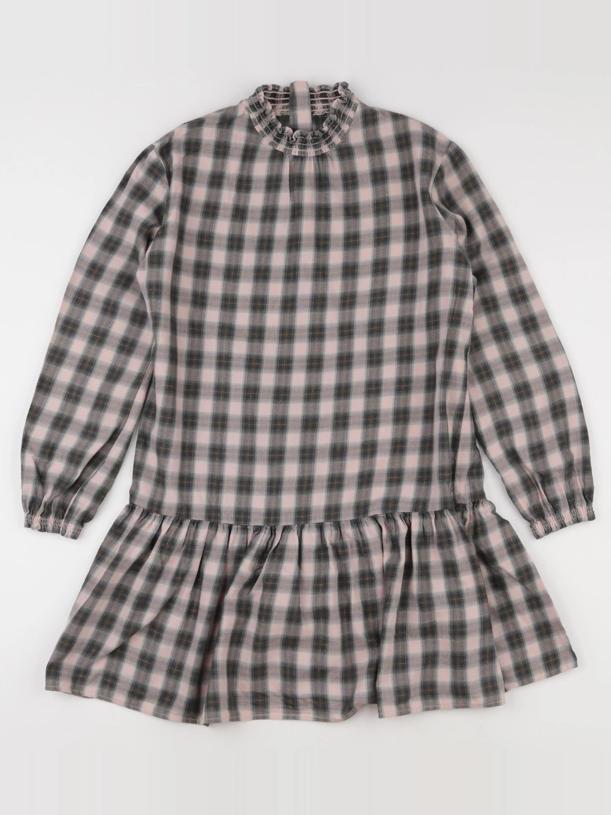 IKKS - robe gris, rose - 14 ans