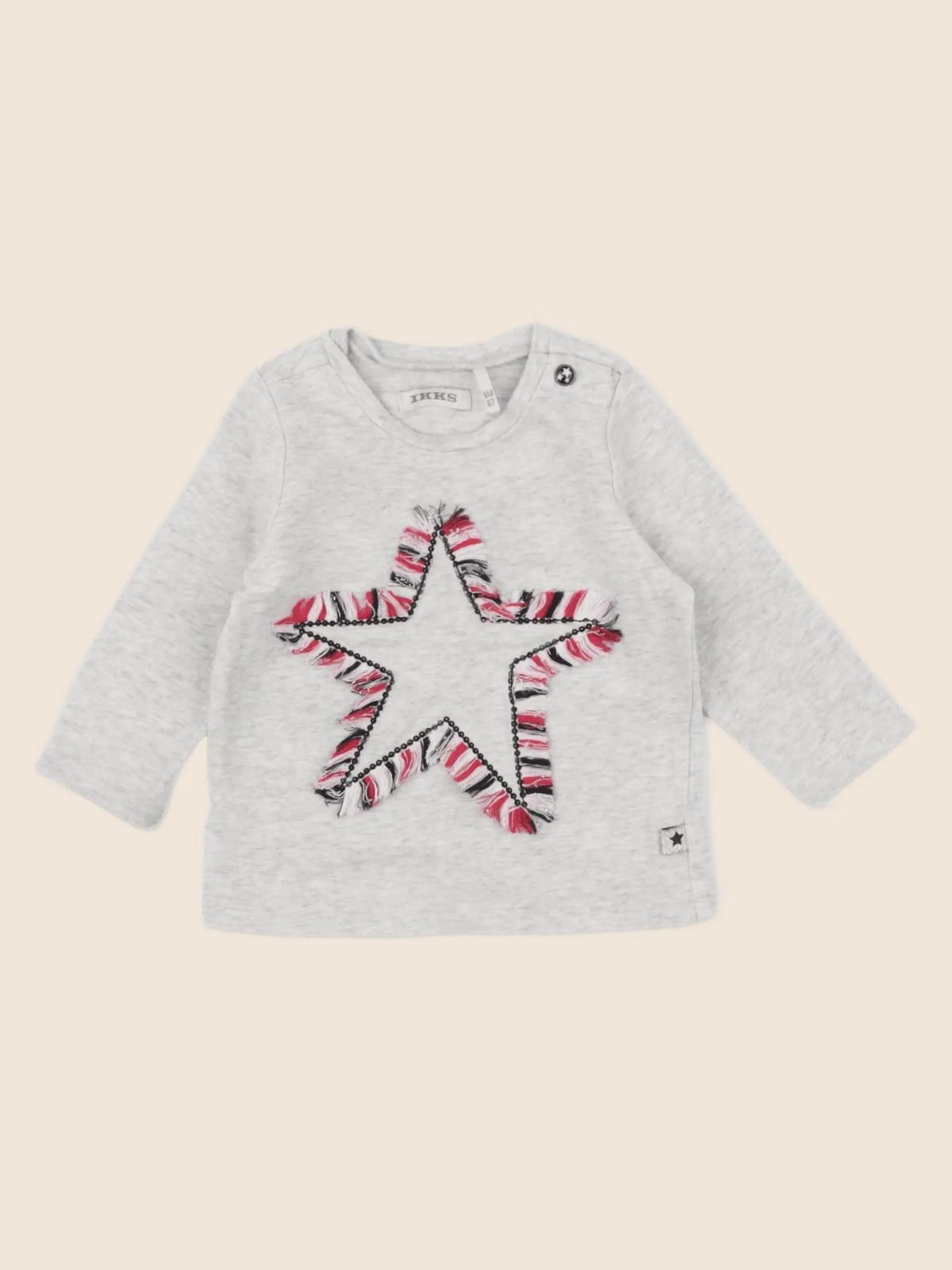 IKKS - tee-shirt gris - 6 mois