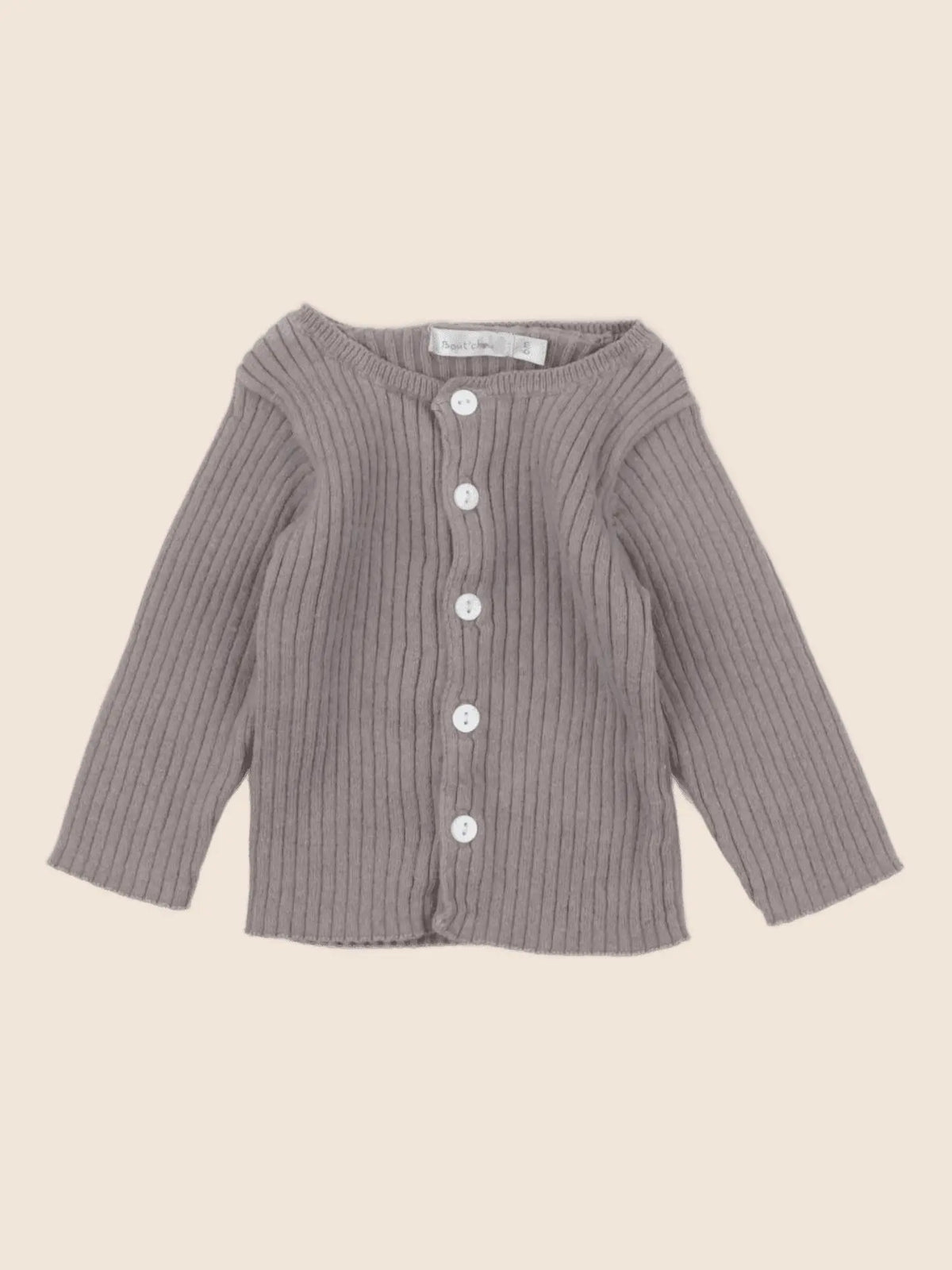 Boutchou - gilet gris - 6 mois