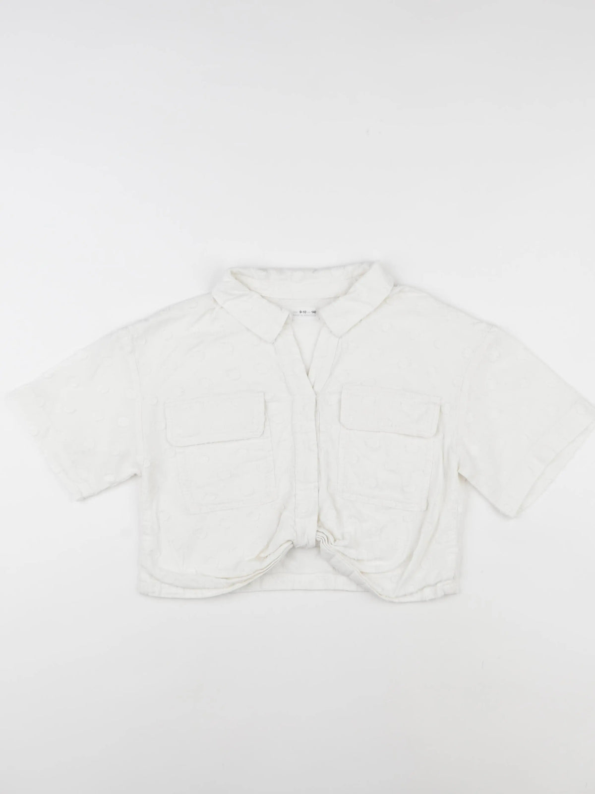 Zara - blouse blanc - 9/10 ans